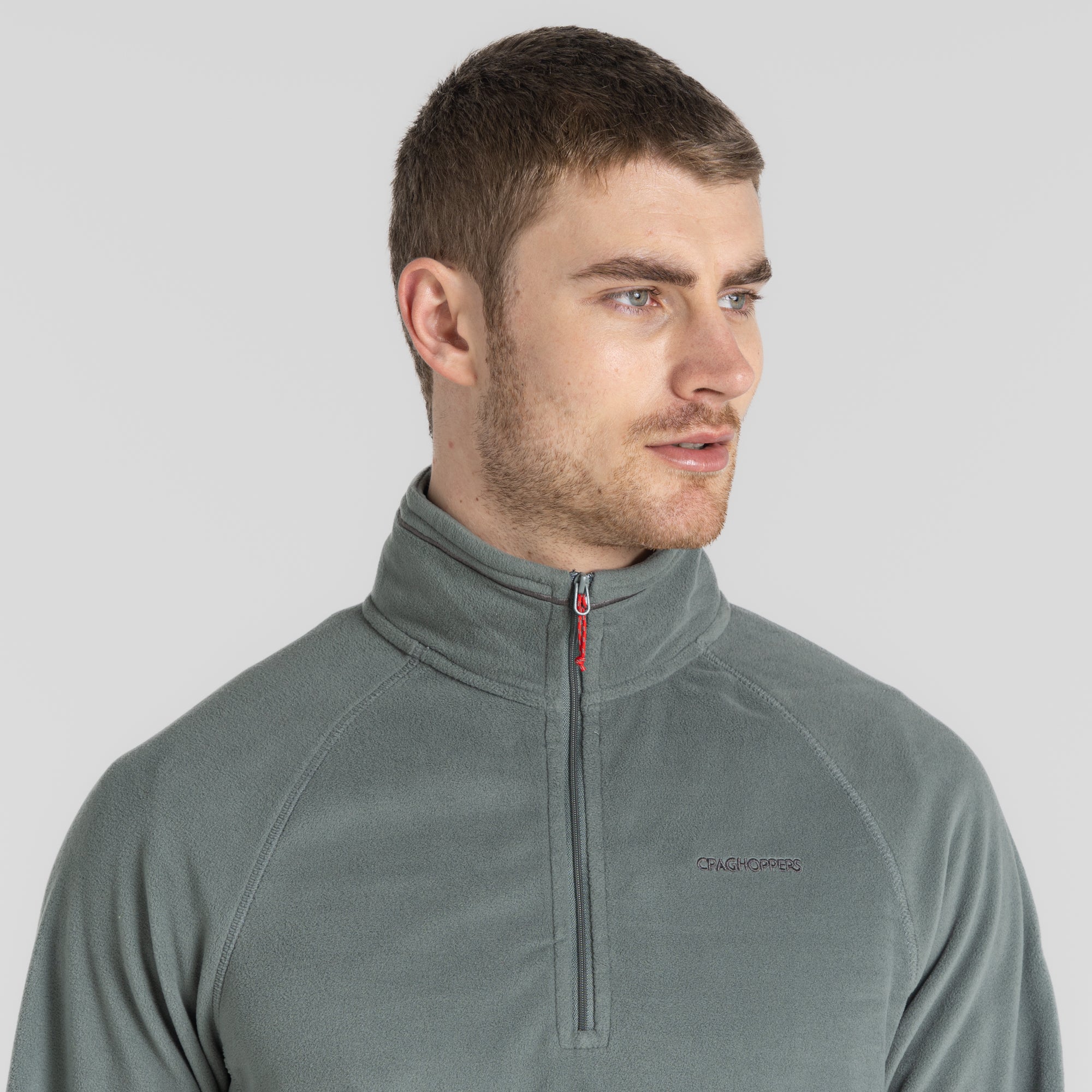 Men's Corey Half Zip Fleece - Balsam Green