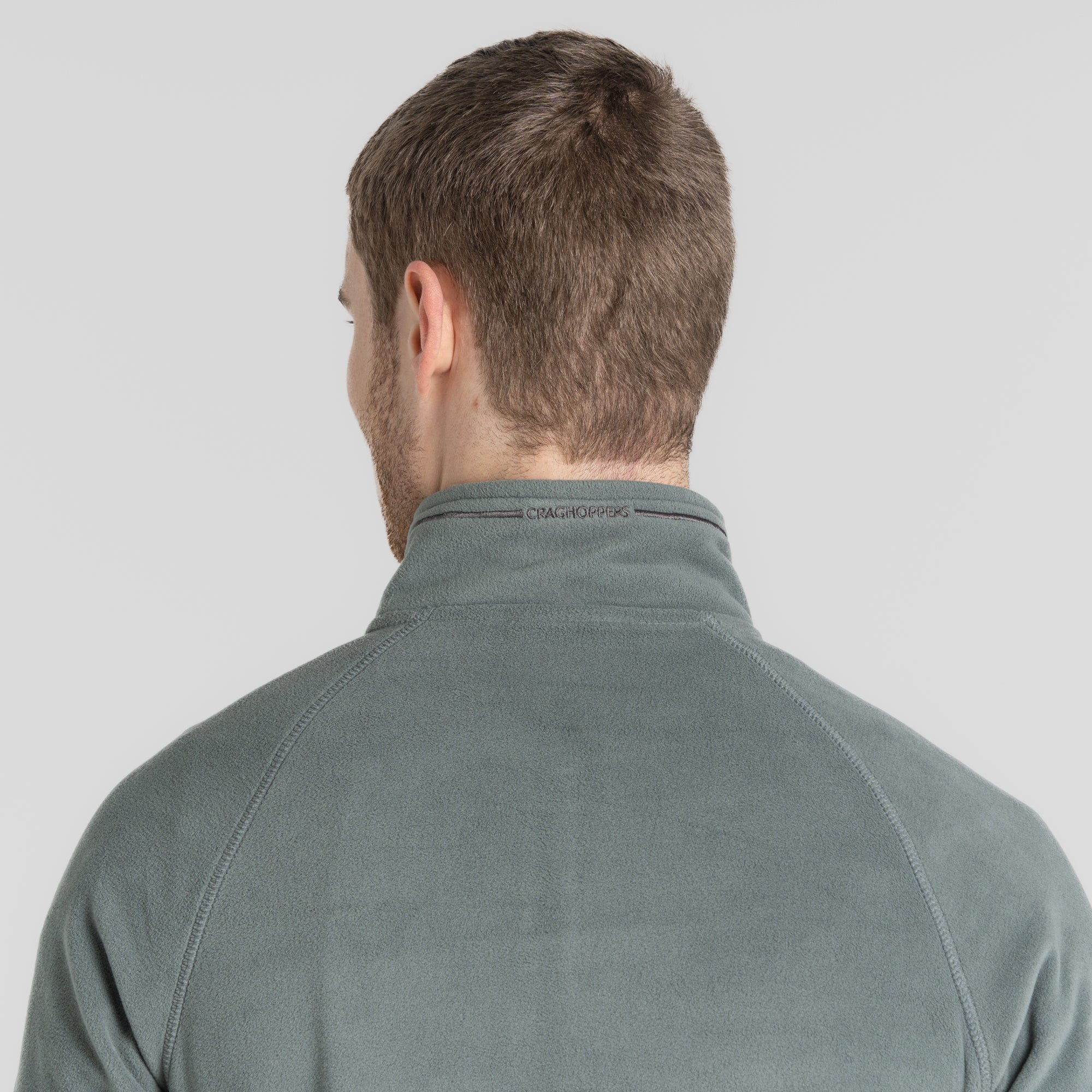 Men's Corey Half Zip Fleece - Balsam Green