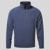 Men's Corey Half Zip Fleece - Blue Navy Marl