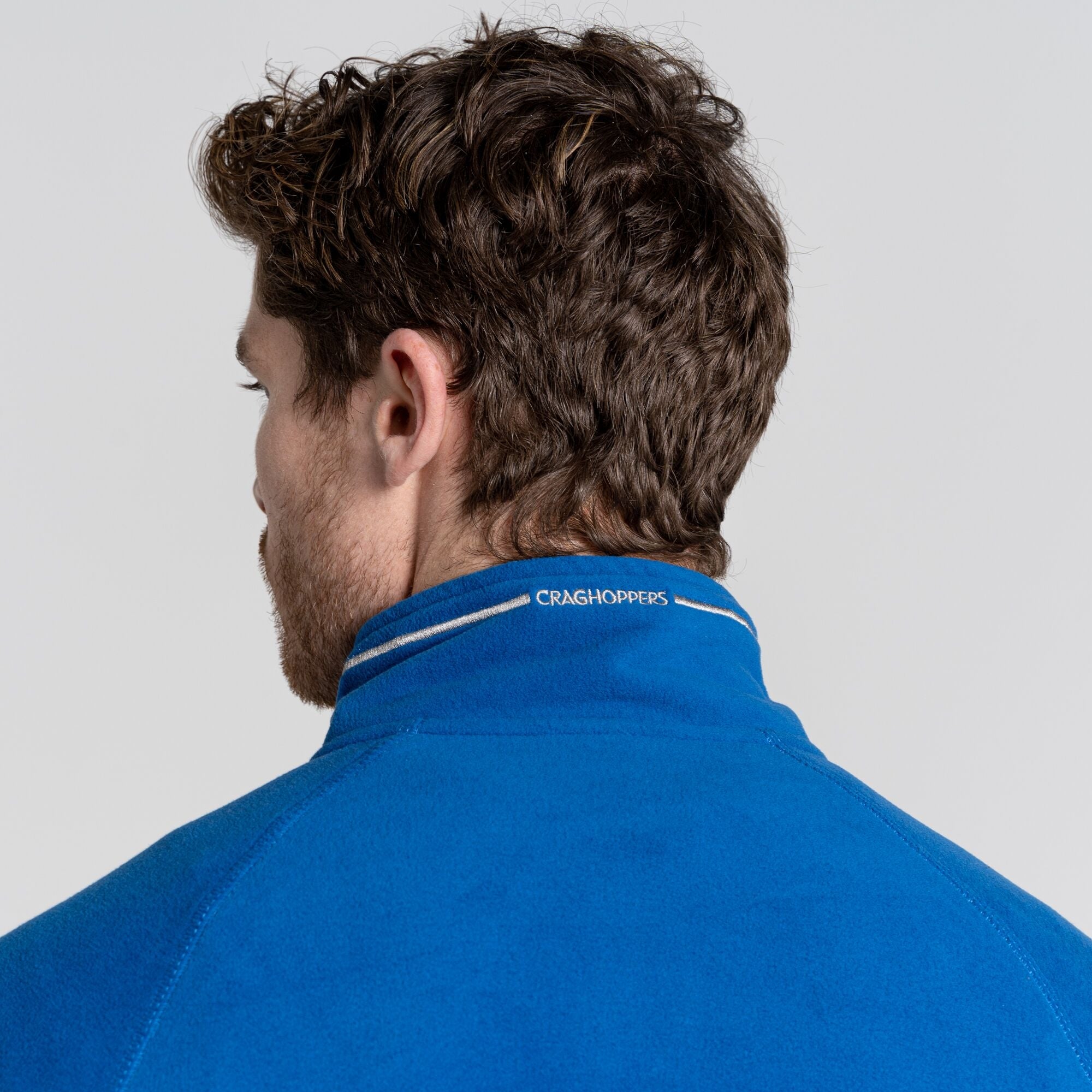 Men's Corey Half Zip Fleece | Picotee Blue