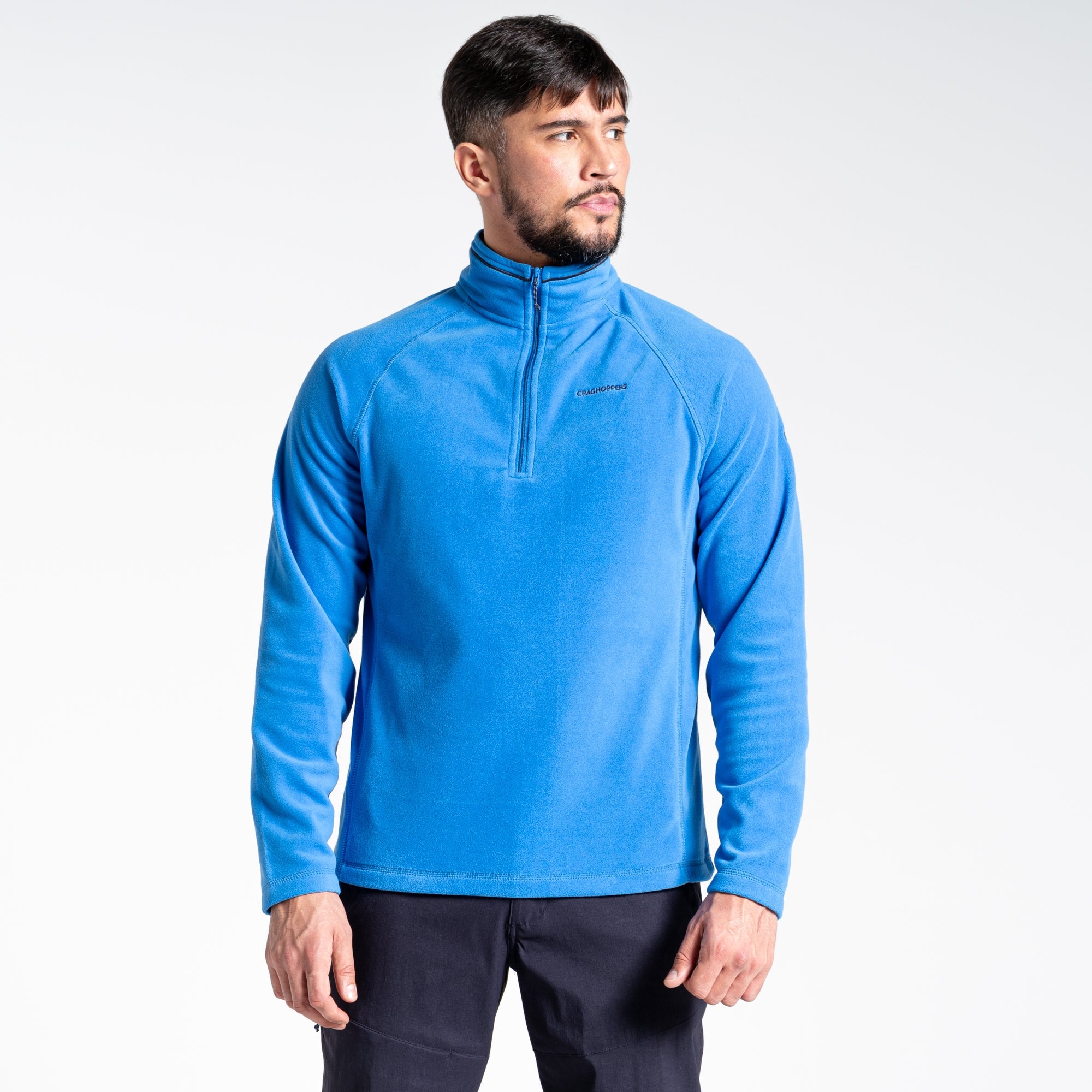 Men's Corey Half Zip Fleece - Falls Blue