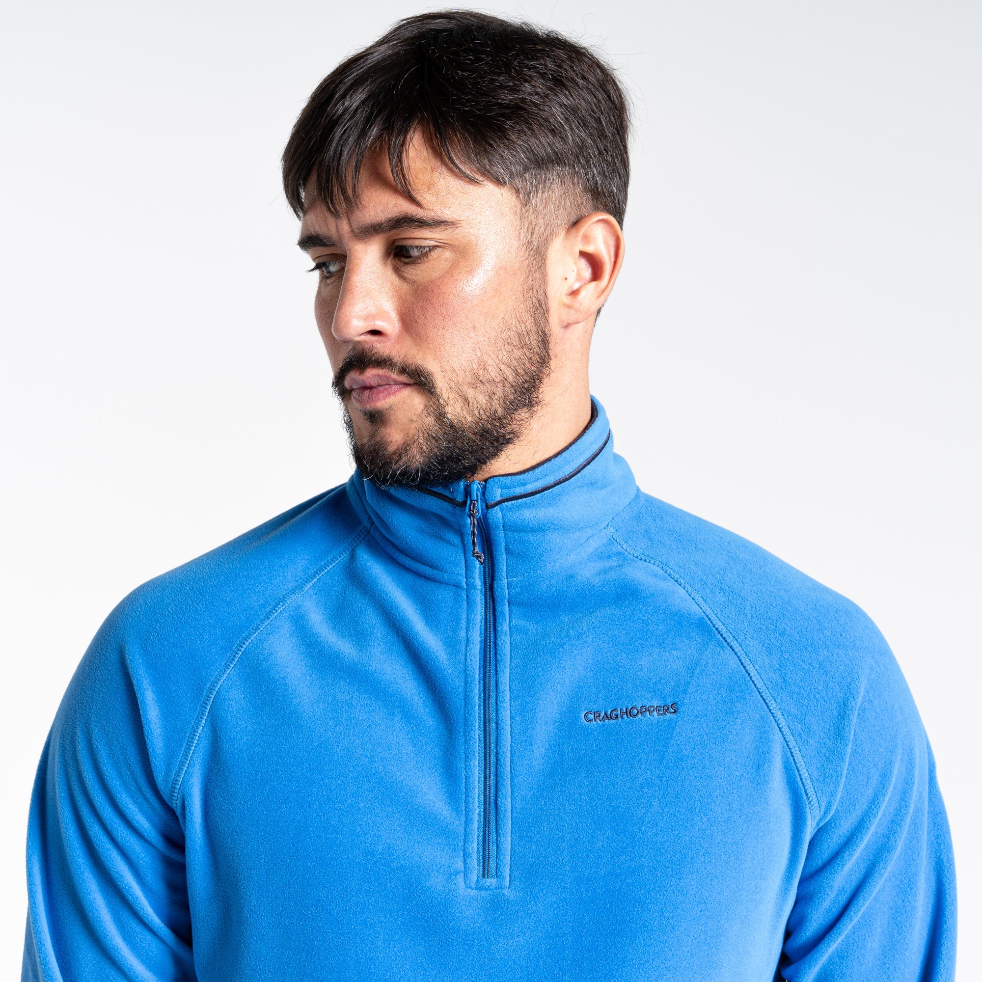 Men's Corey Half Zip Fleece - Falls Blue
