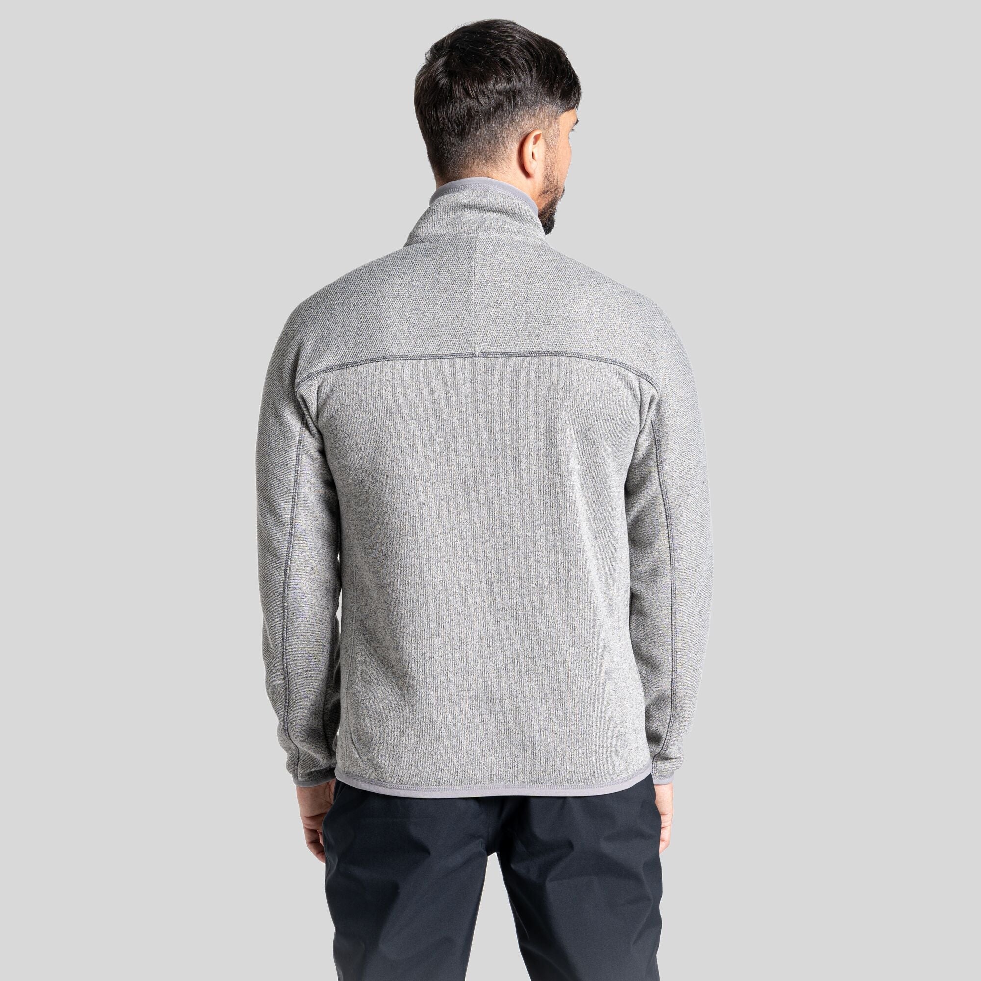 Men's Torney Fleece Jacket - Soft Grey Marl