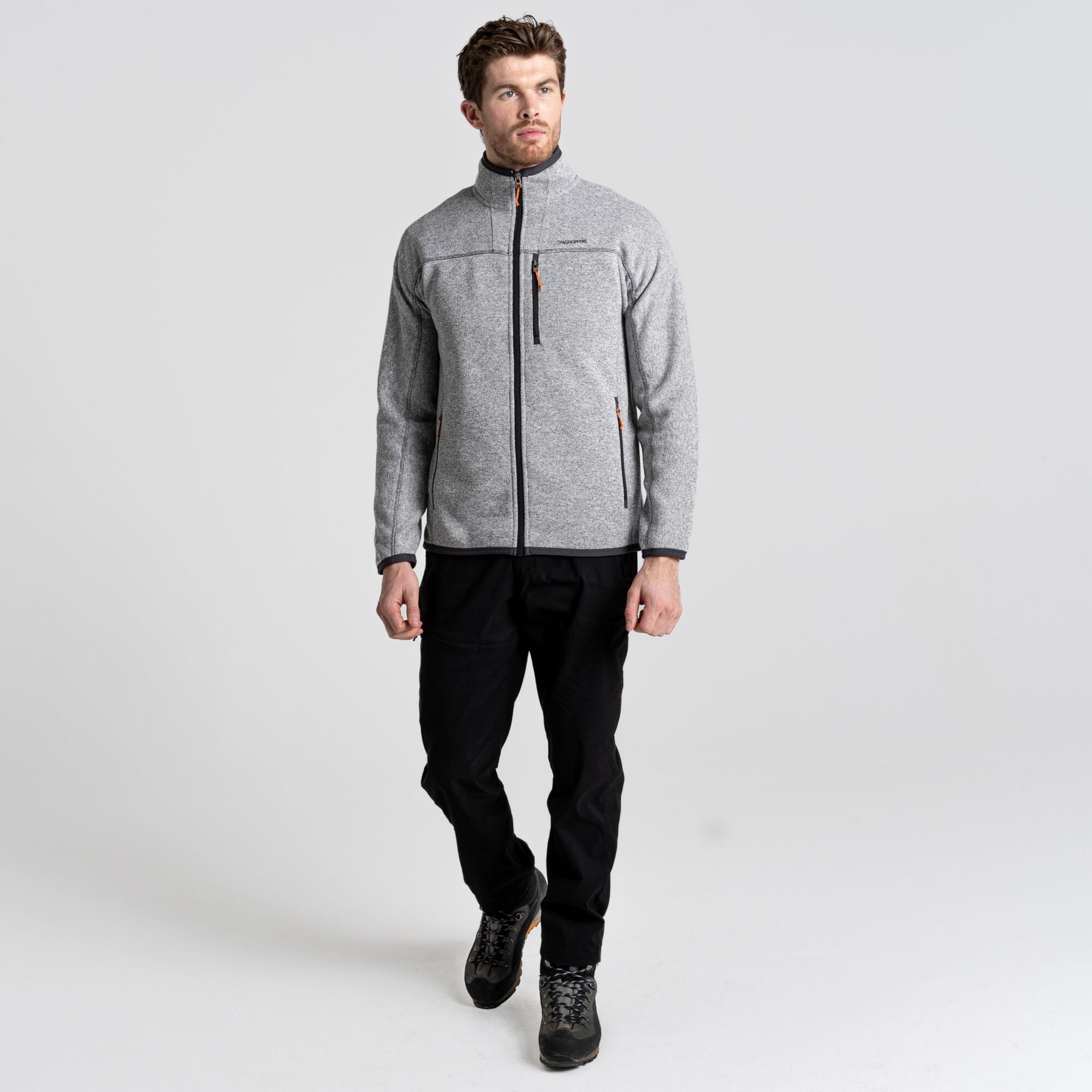 Men's Torney Fleece Jacket - Dove Grey Marl