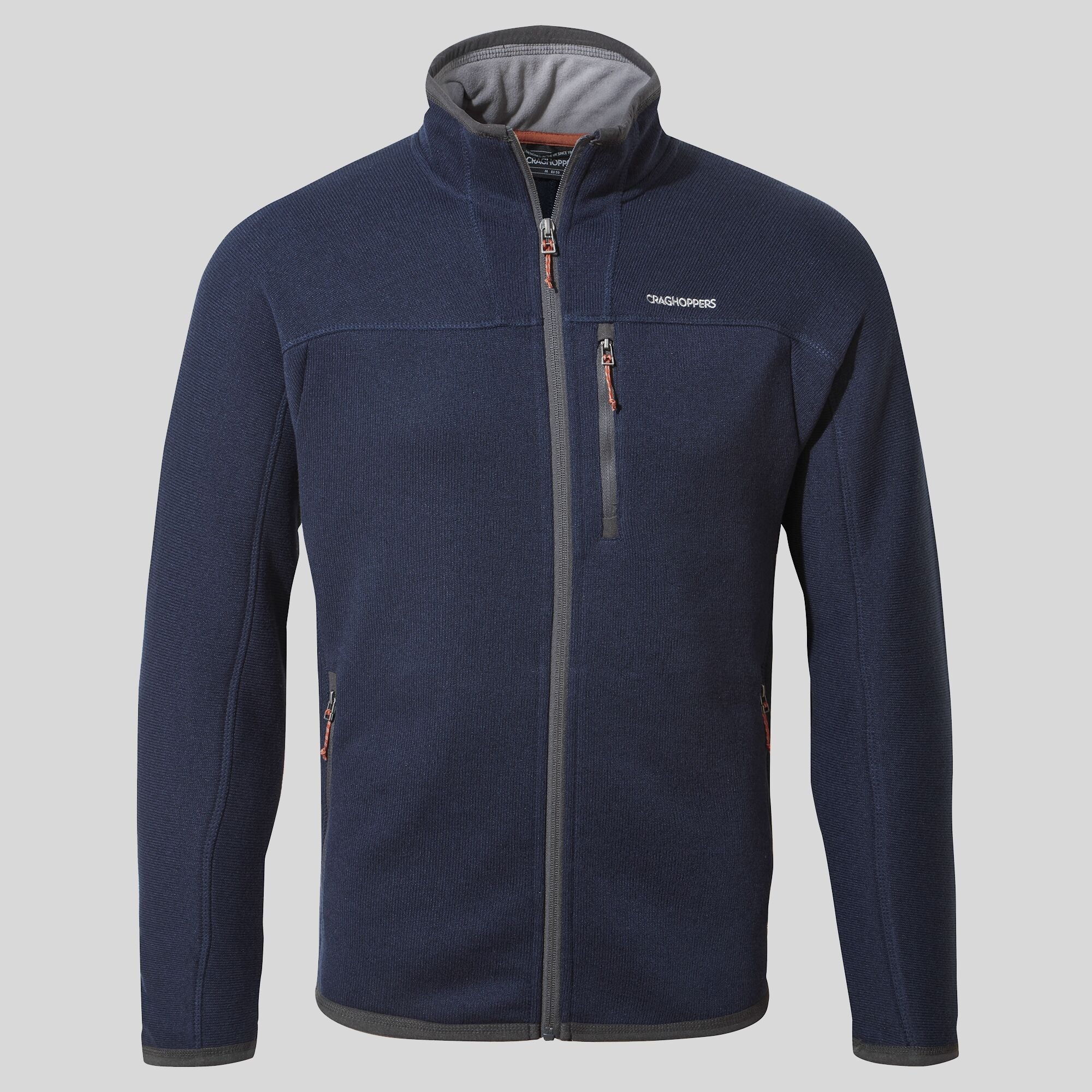 Men's Torney Fleece Jacket | Blue Navy Marl/Quartz Grey