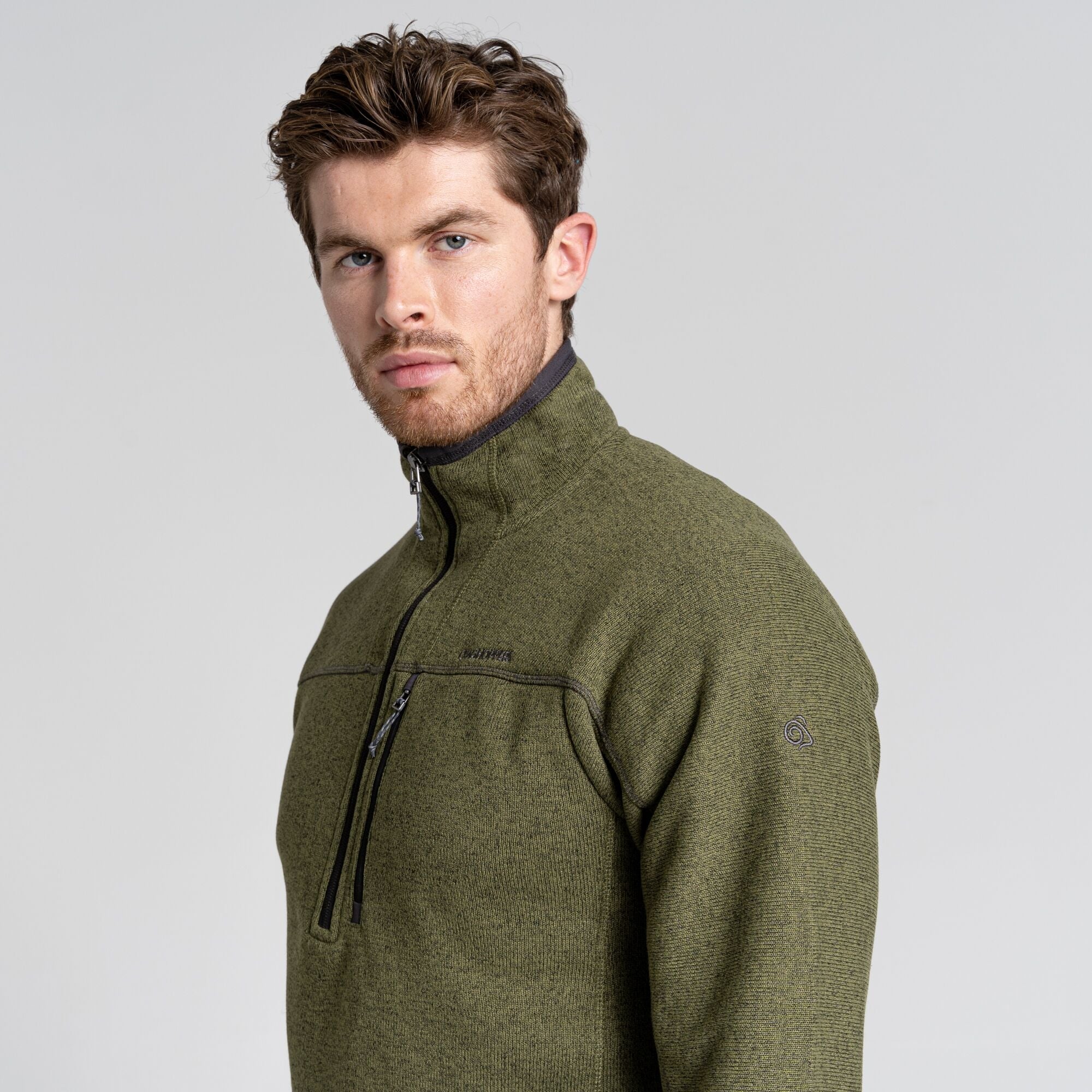 Men's Torney Half Zip Fleece | Loden Green