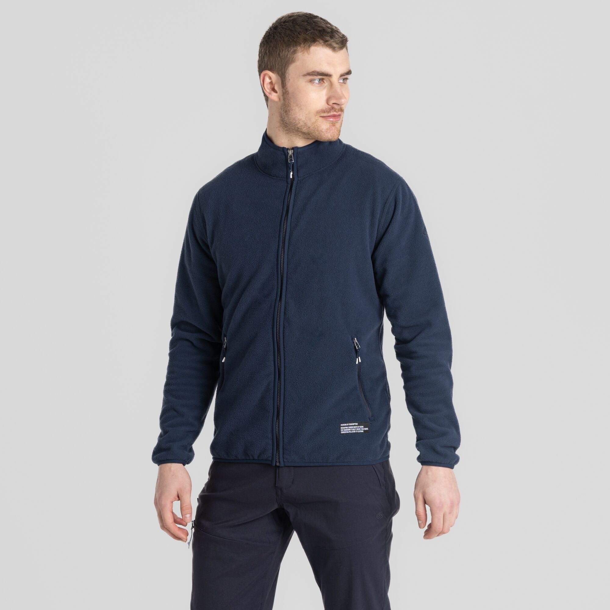 Men's CO2 Renu Full Zip Fleece | Blue Navy