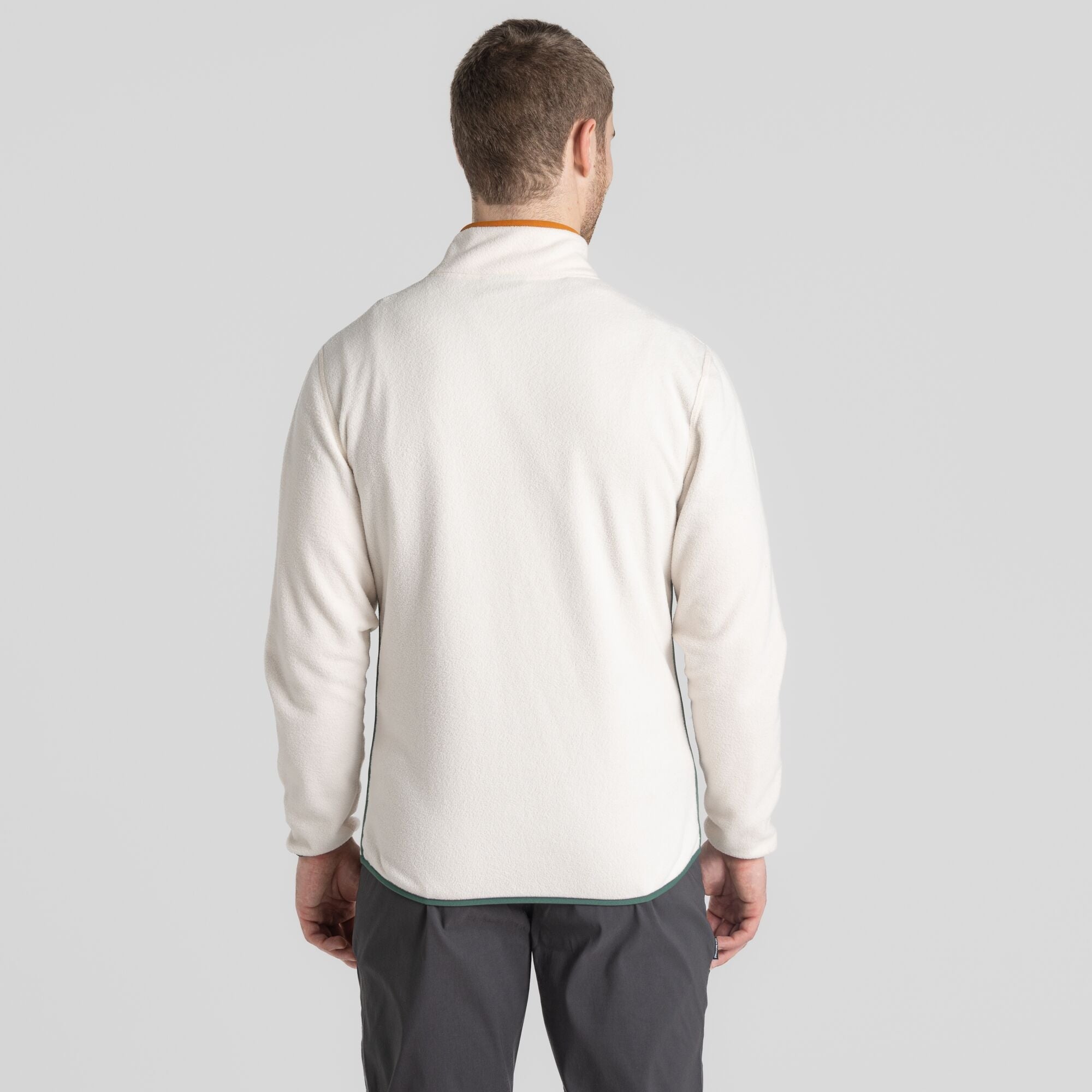 Men's CO2 Renu Half Zip Fleece - Ecru