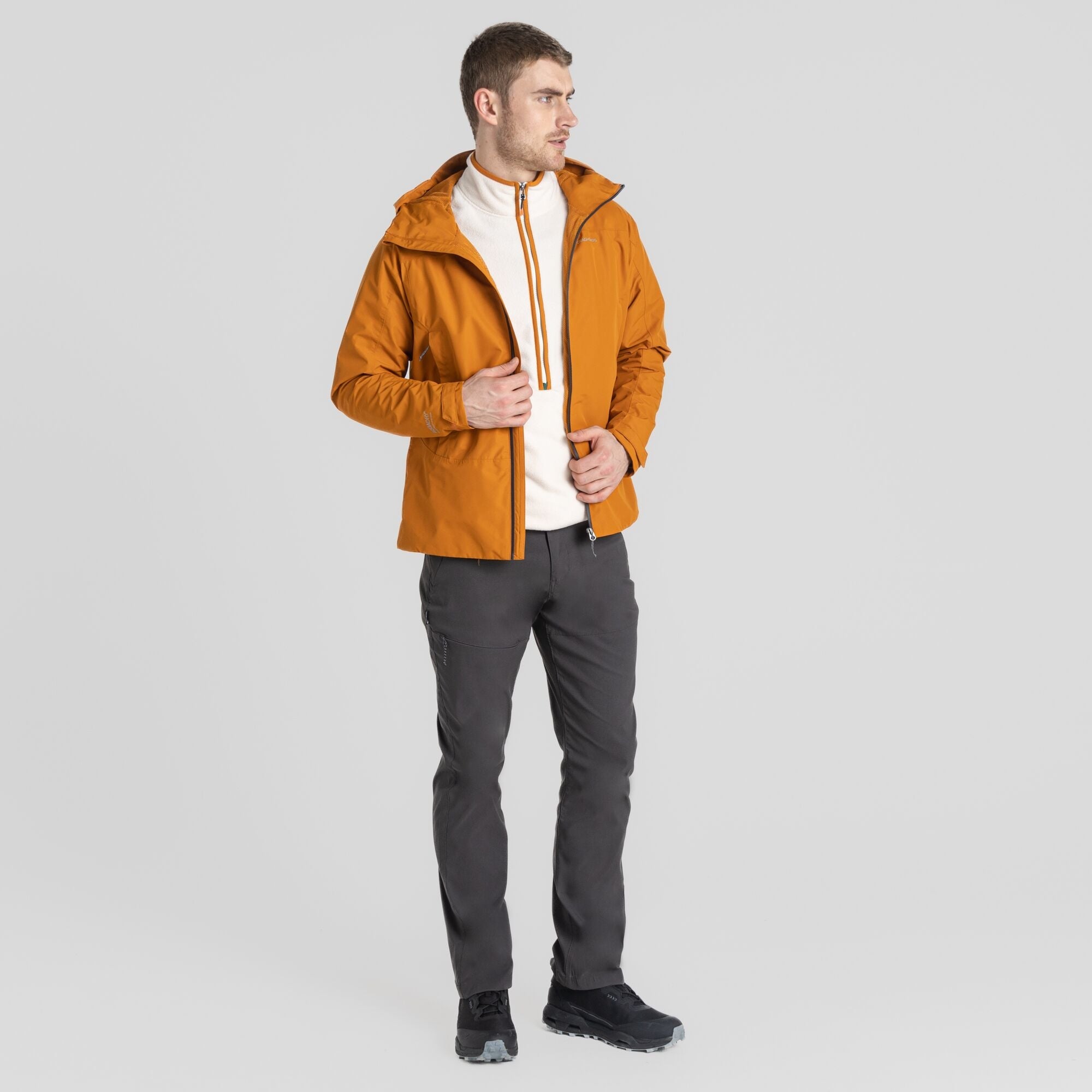 Men's CO2 Renu Half Zip Fleece - Ecru