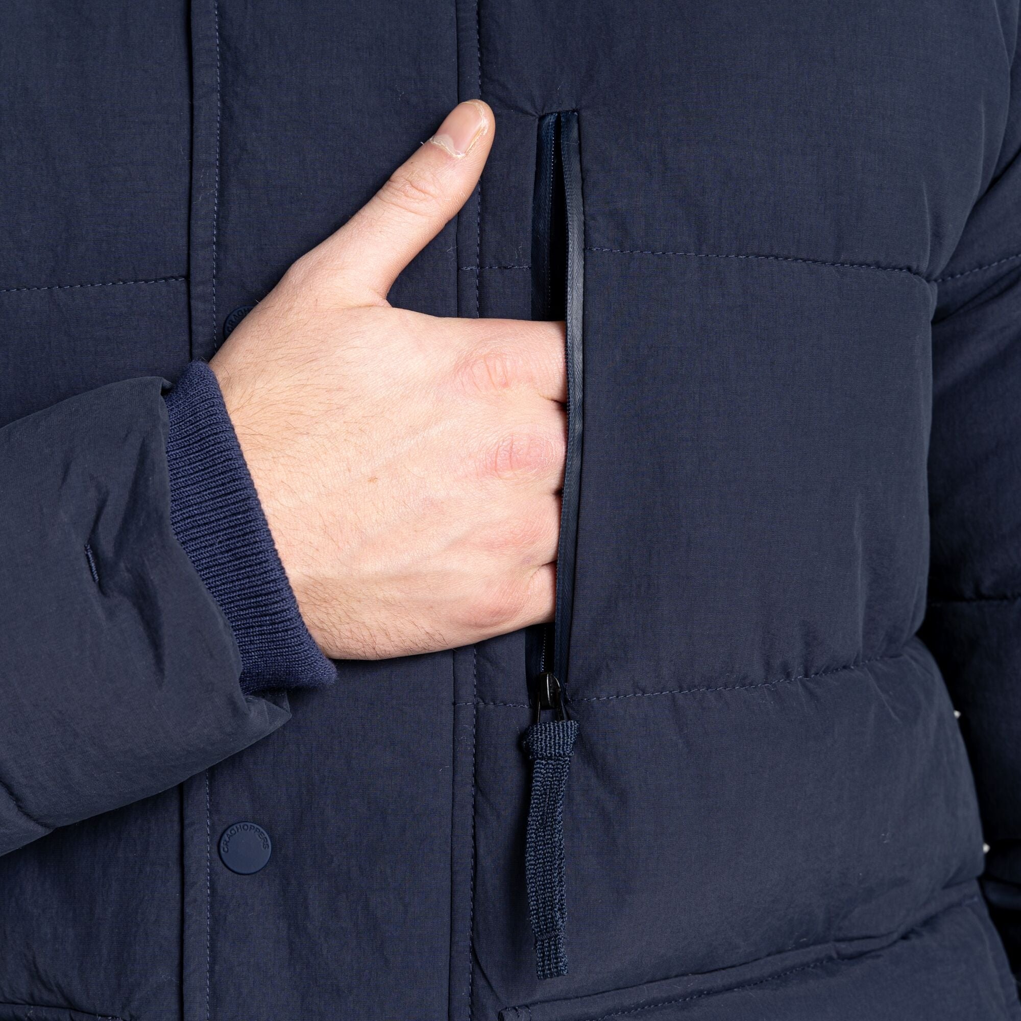 Men's Dunbeath Insulated Hooded Jacket | Blue Navy