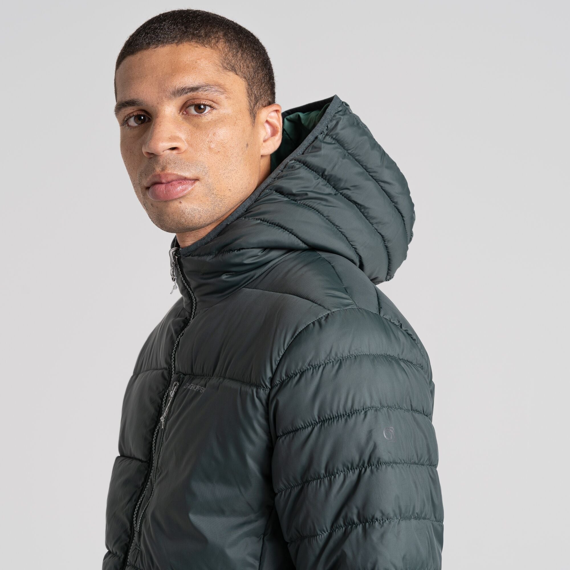 Men's Compresslite VIII Hooded Jacket - Spruce Green/Sea Green