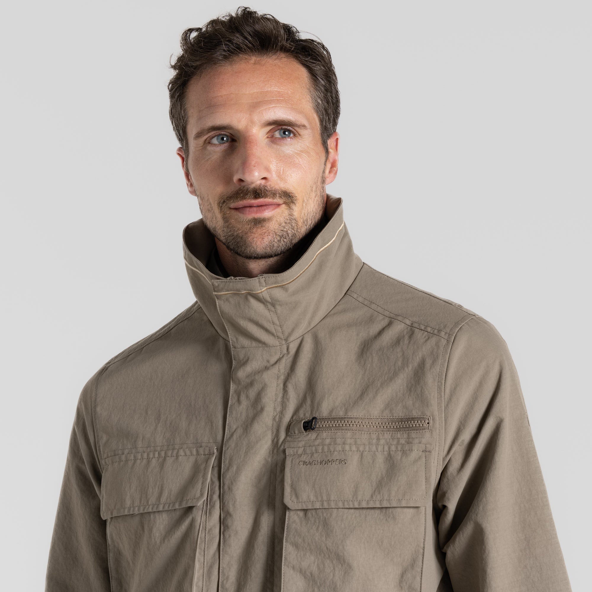 Men's Insect Shield® Adventure Jacket IV - Pebble