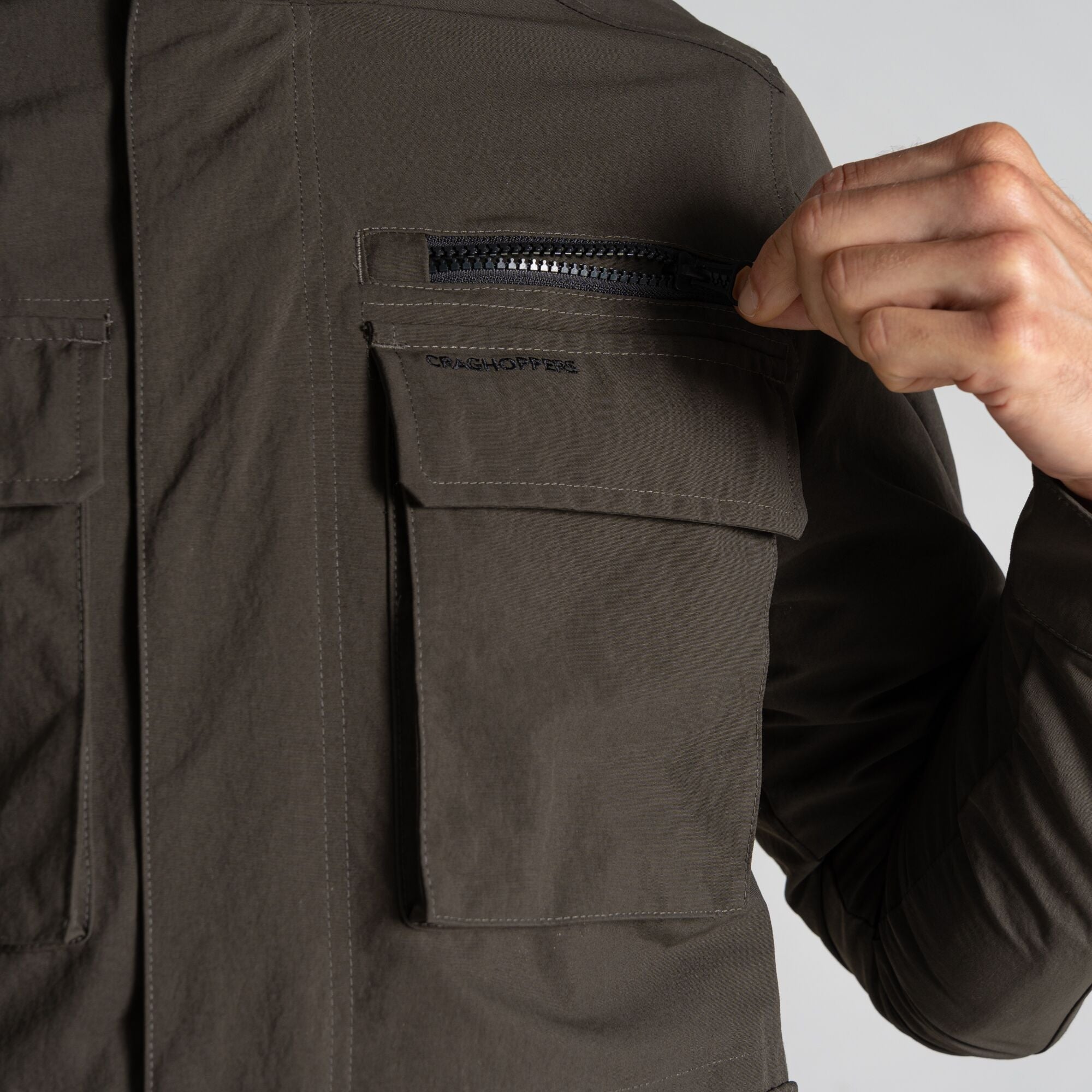 Men's Insect Shield® Adventure Jacket IV - Woodland Green