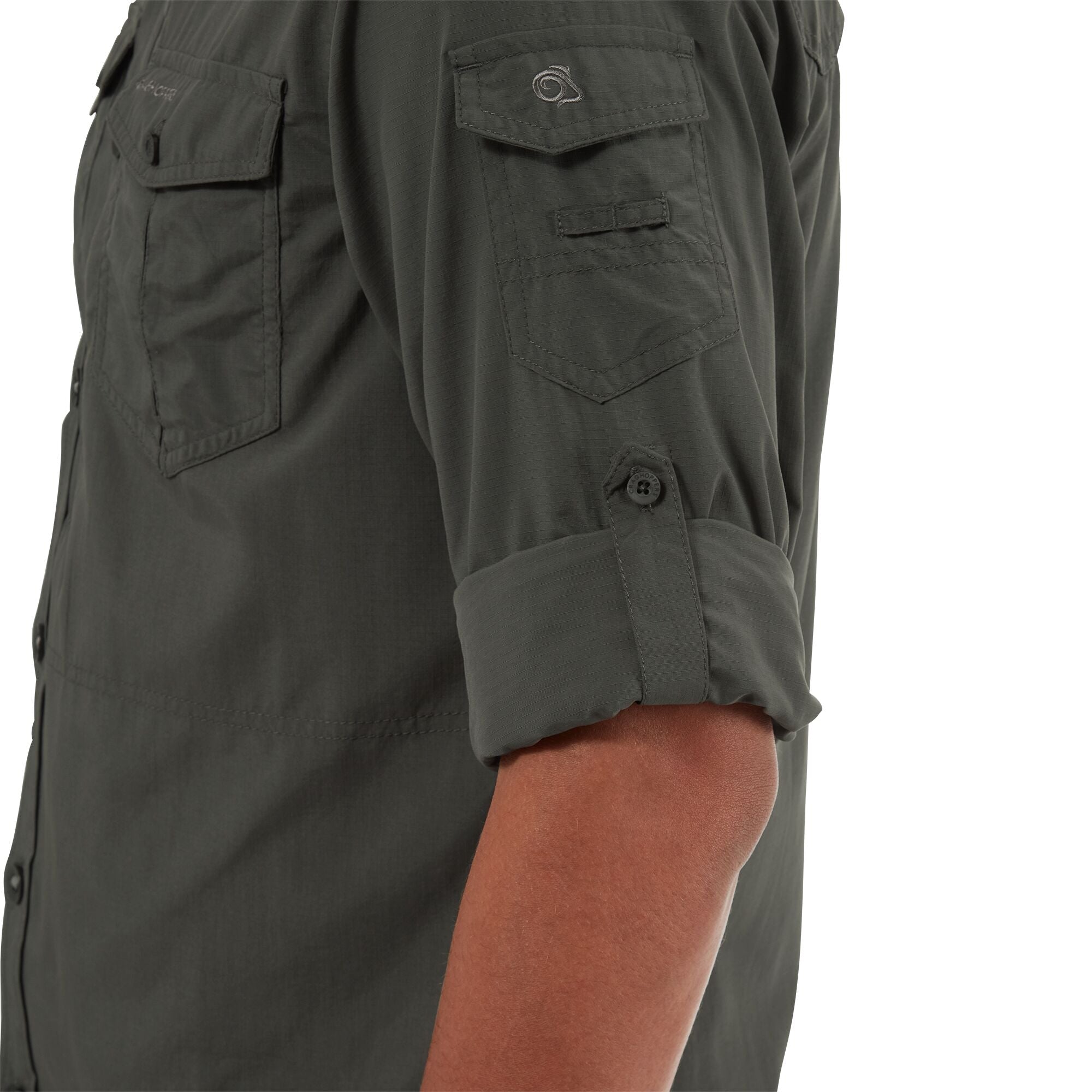 Men's Insect Shield® Adventure II Long Sleeved Shirt | Black Pepper