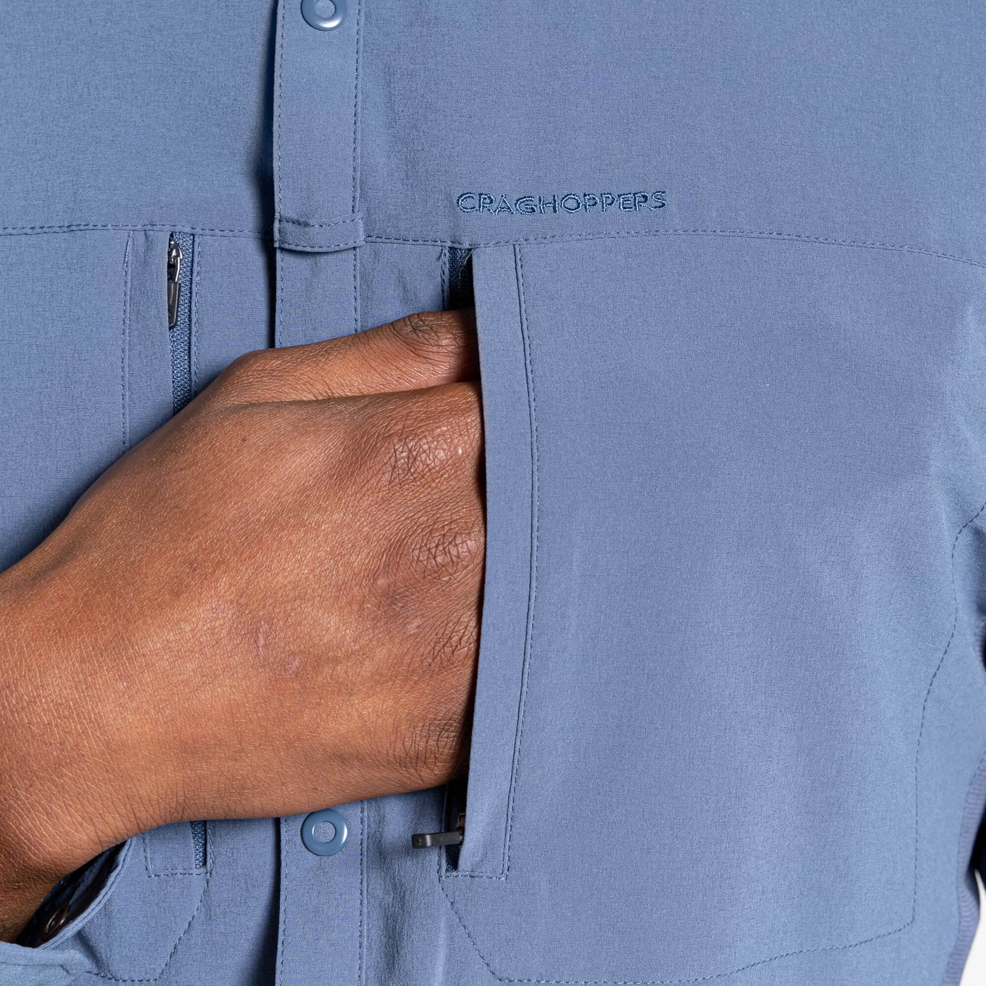 Men's Insect Shield® Pro IV Long Sleeved Shirt | Salton Blue