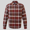 Men's Thornhill Long Sleeved Shirt - Mahogany Check