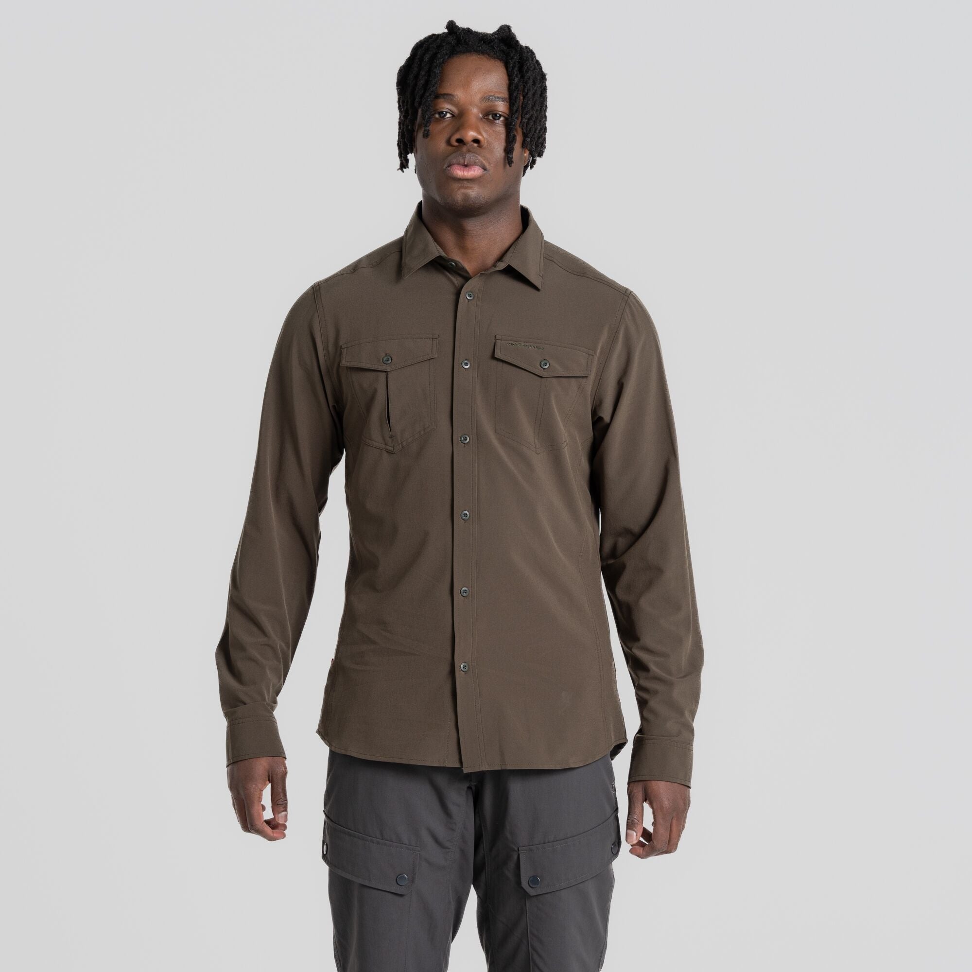 Men's Insect Shield® Eiger Long Sleeved Shirt | Woodland Green