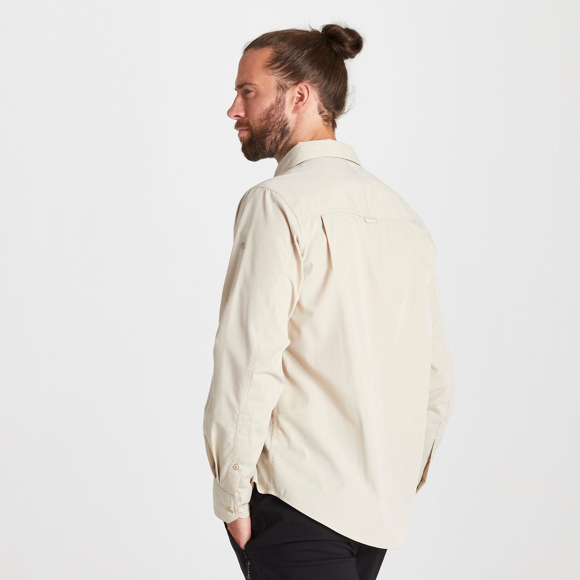 Men's Kiwi Long Sleeved Shirt | Oatmeal