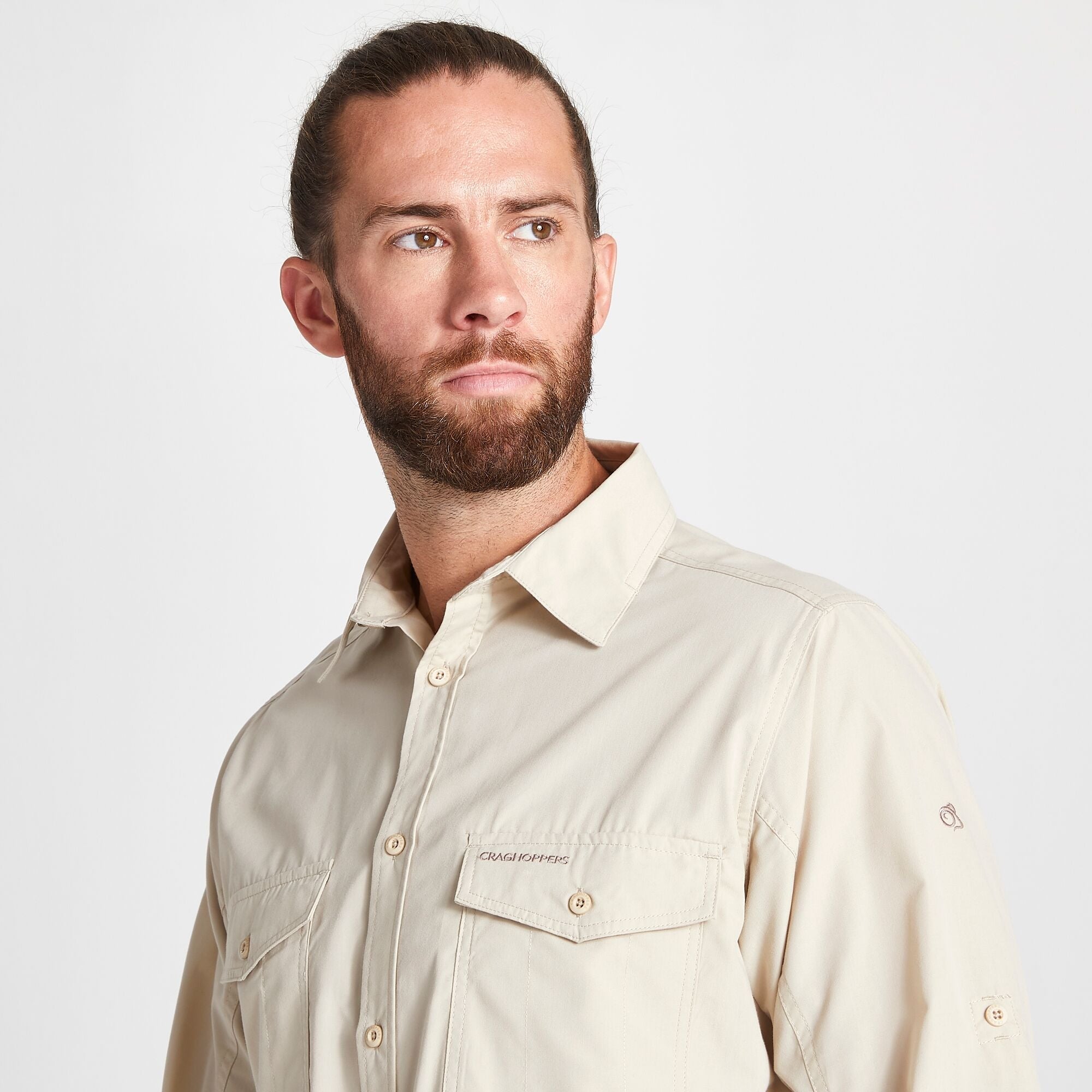Men's Kiwi Long Sleeved Shirt - Oatmeal
