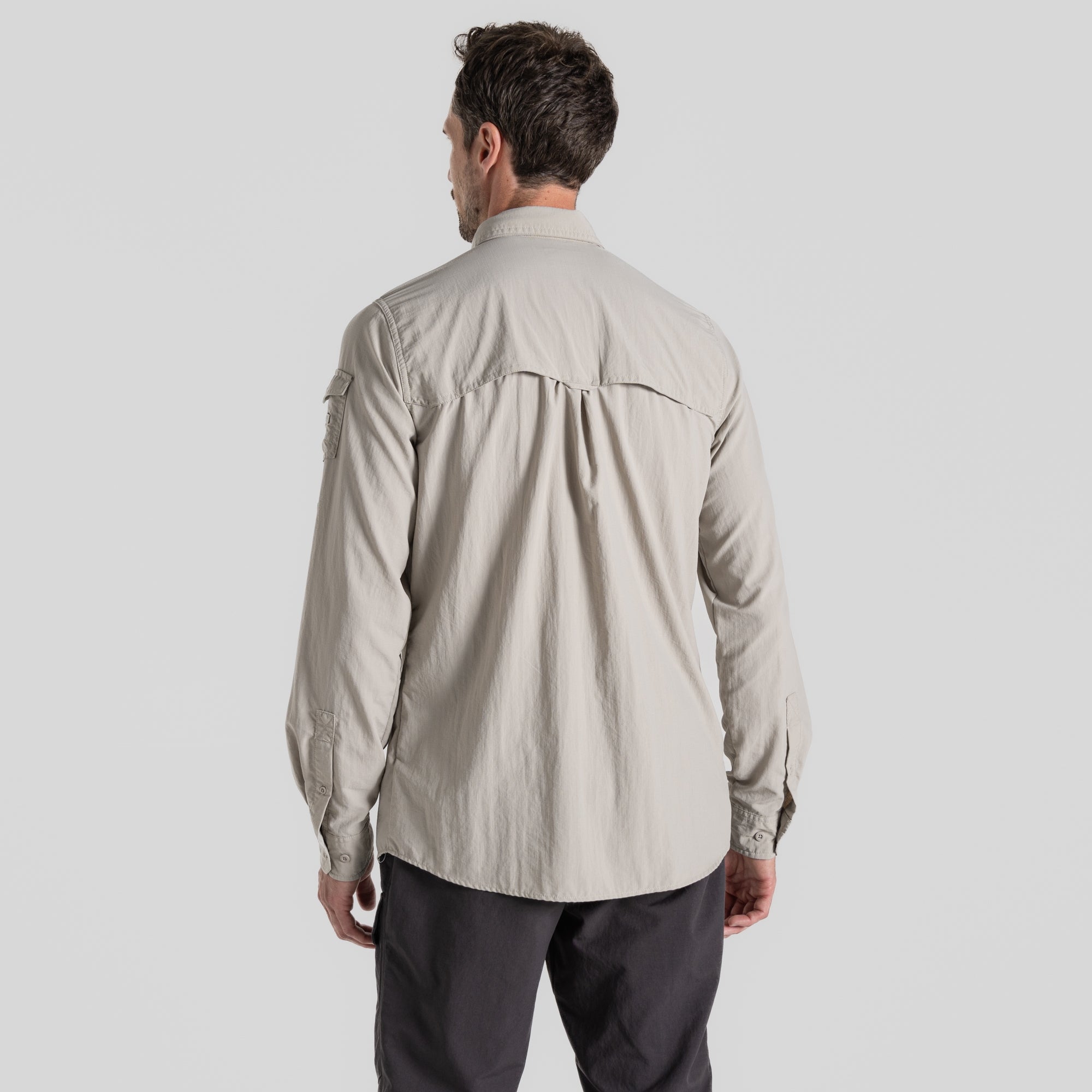 Men's Insect Shield® Adventure III Long Sleeved Shirt | Parchment