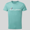 Men's Mightie Short Sleeved T-Shirt - Dusty Aqua Brand Carrier