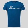 Men's Mightie Short Sleeved T-Shirt - Poseidon Blue Brand Carrier