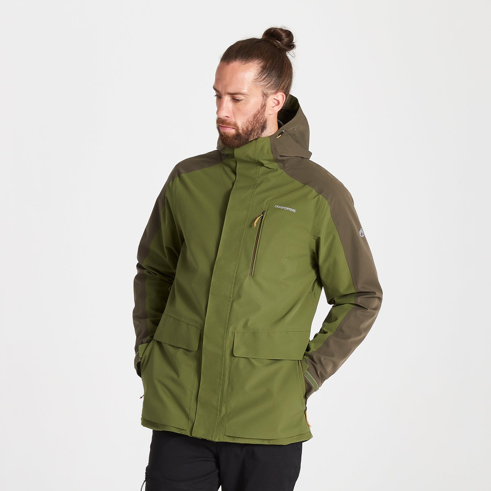 Men's Lorton Waterproof Jacket Bottle Green