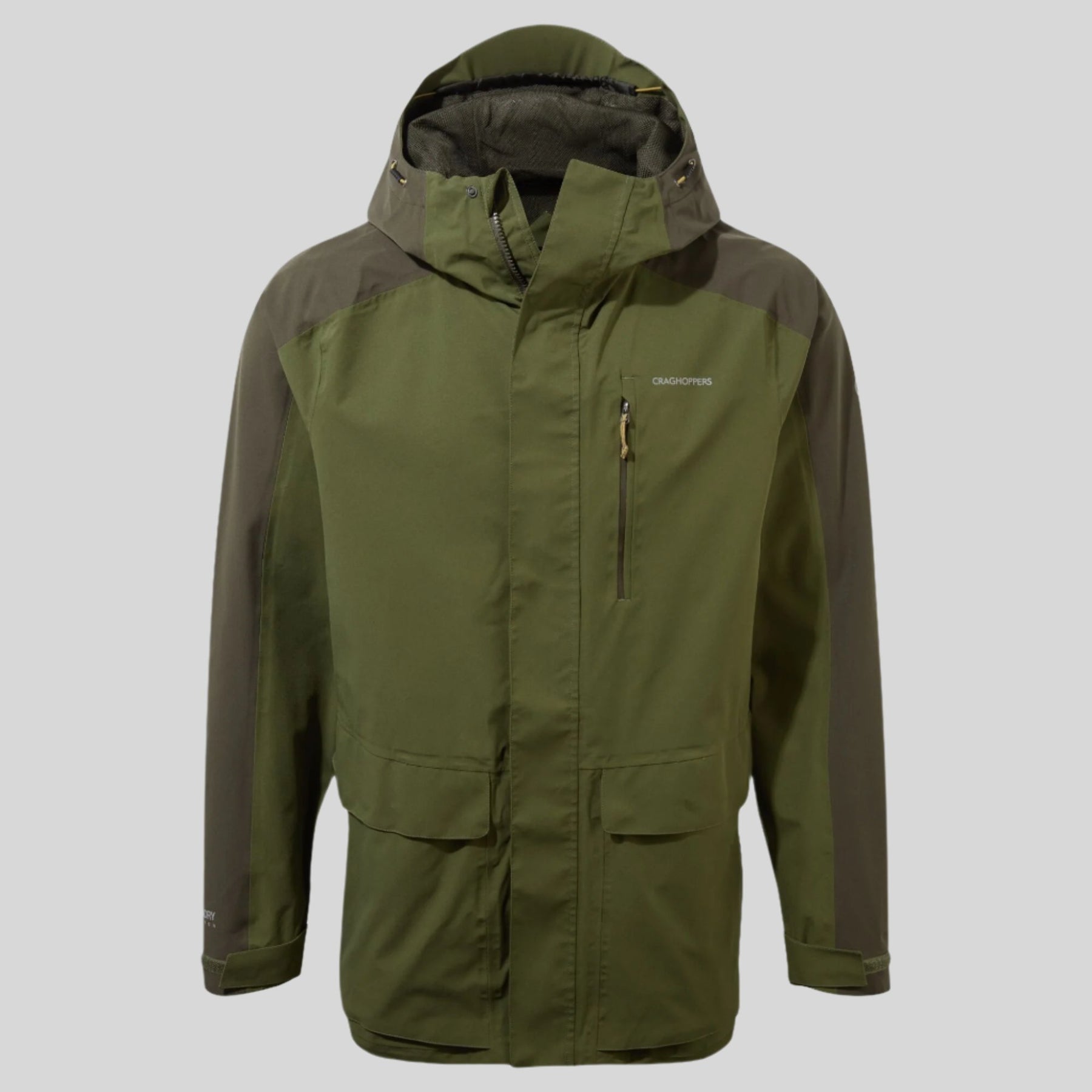 Men's Lorton Waterproof Jacket Bottle Green