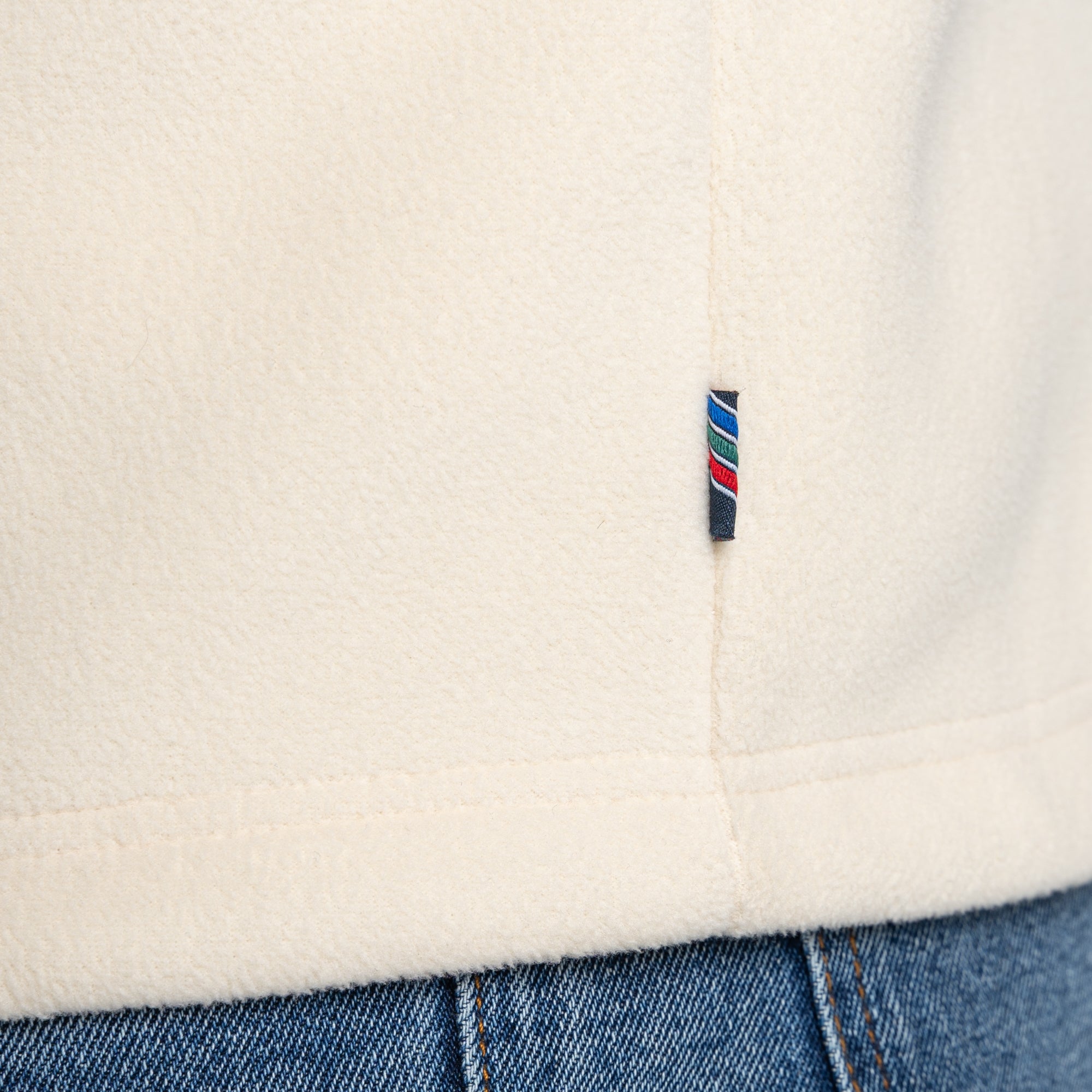 Unisex Haskin Full Zip Fleece | Ecru