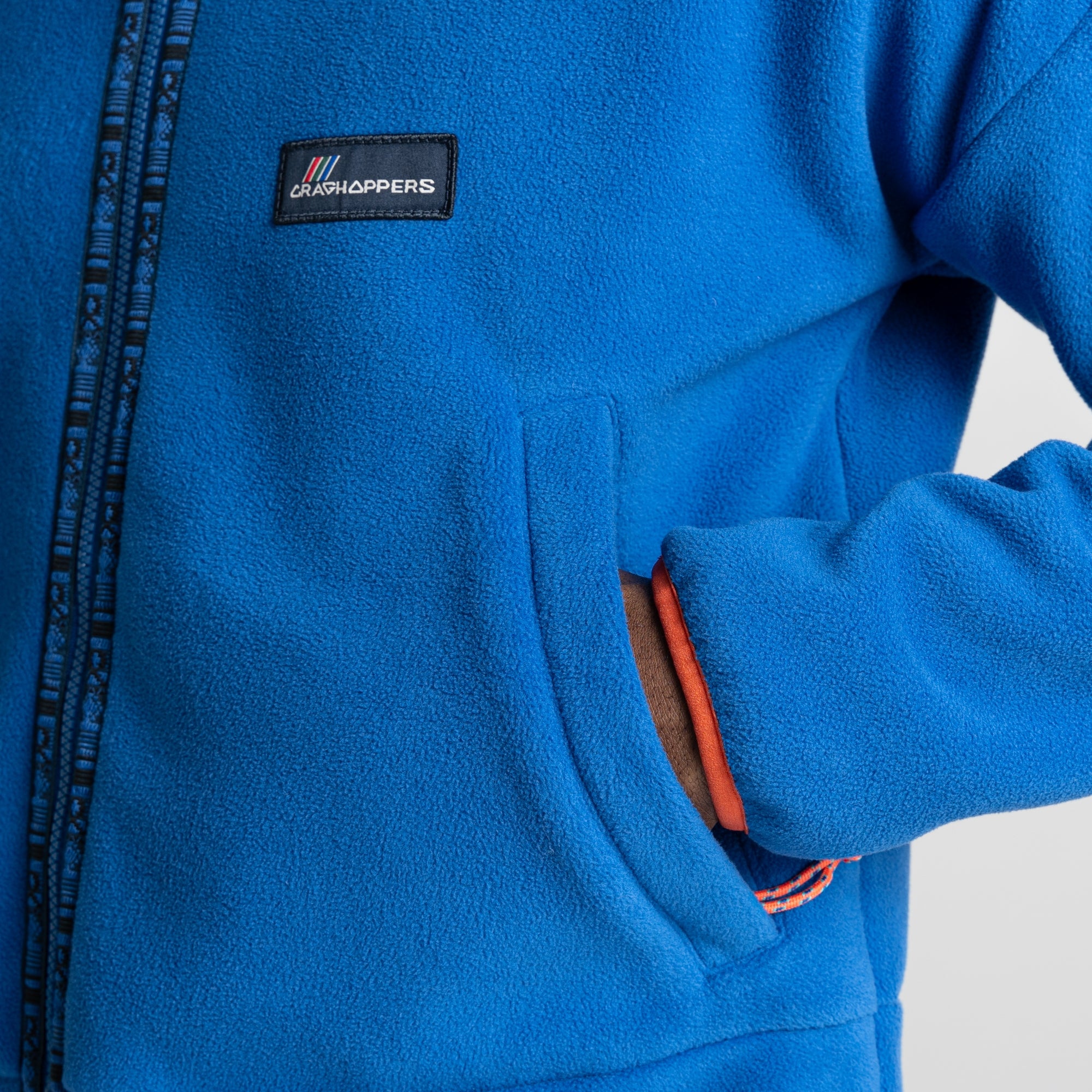 Unisex Haskin Full Zip Fleece - Bolt Blue