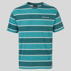 Unisex Ventura Short Sleeved T-Shirt - Sacramento Green Stripe