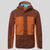 Unisex Dustin Waterproof Jacket - Potters Clay/Mahogany