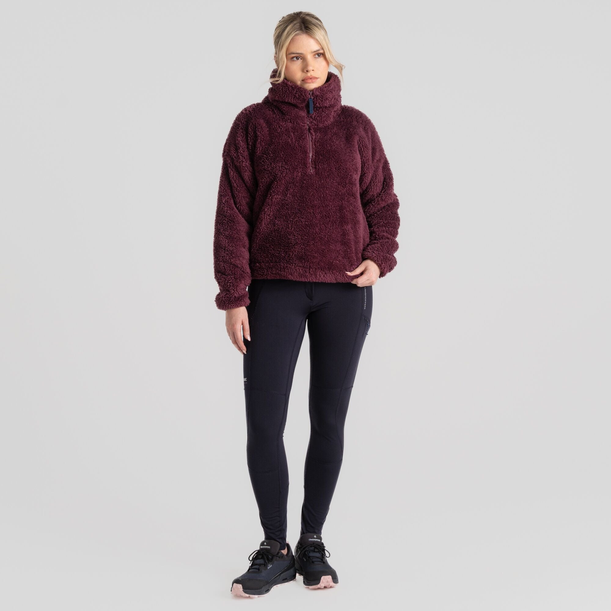 Women's Bronagh Half Zip - Deep Violet