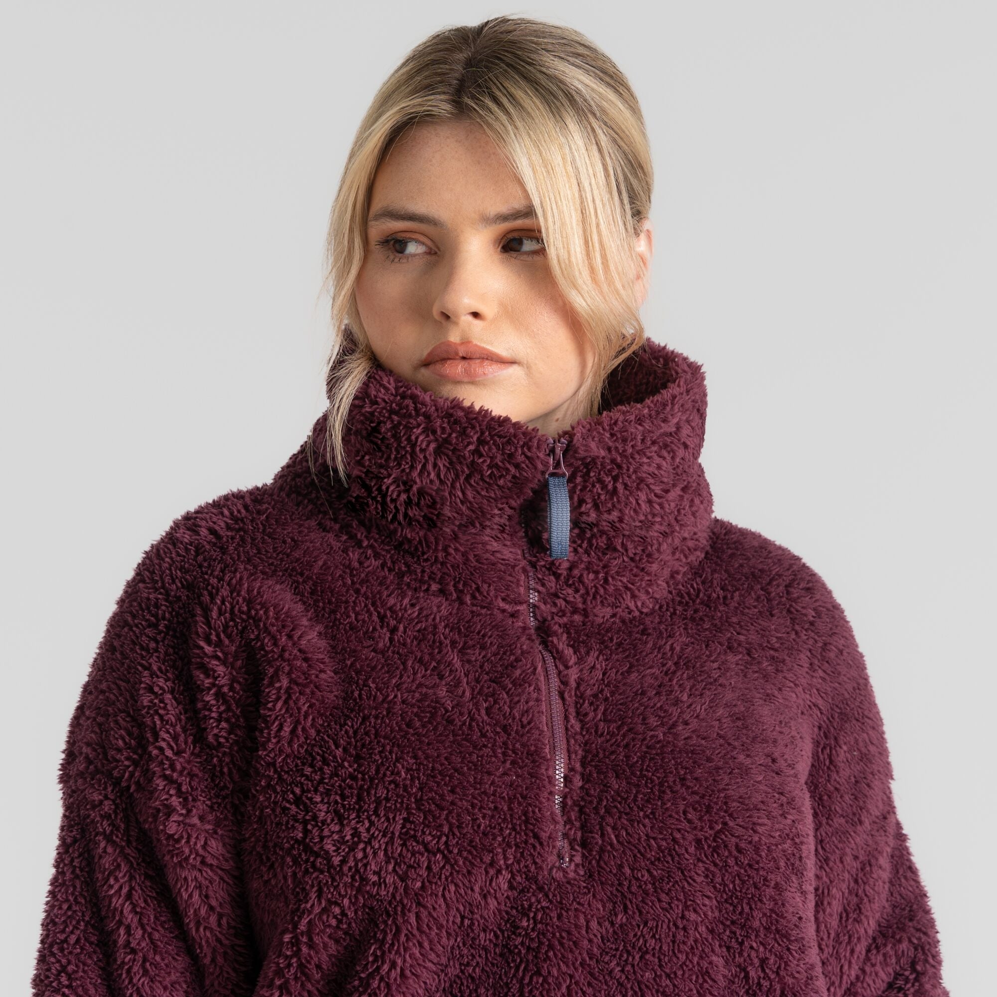 Women's Bronagh Half Zip - Deep Violet