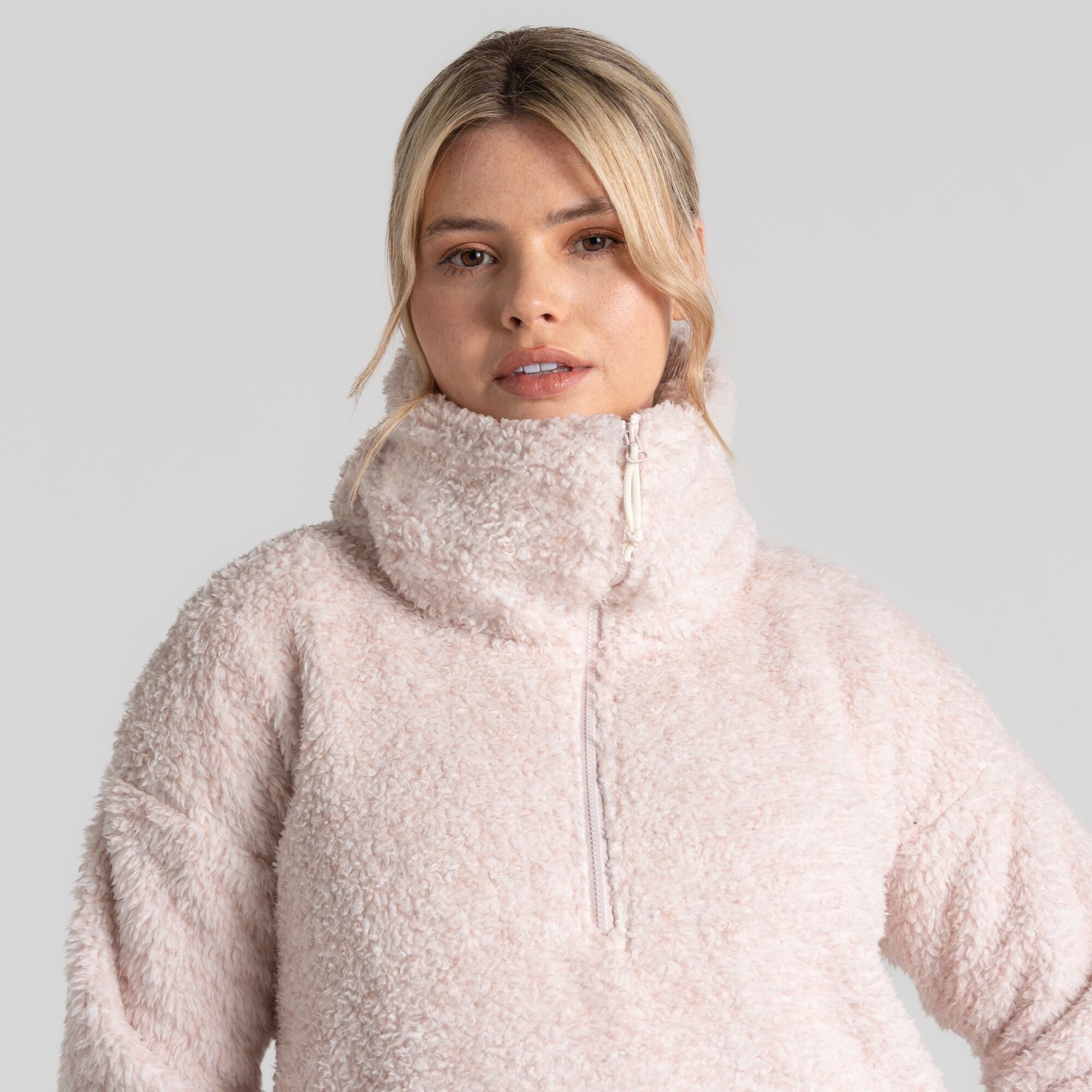 Women's Bronagh Half Zip - Pink Dusk Marl