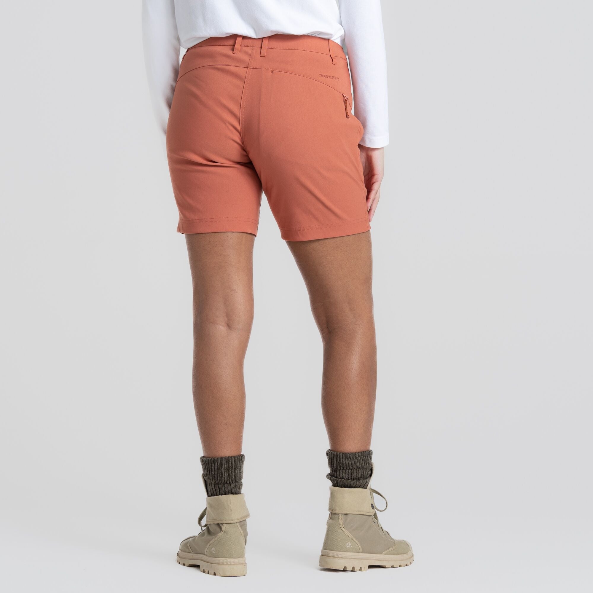 Women's Stretch Kiwi Pro III Shorts - Warm Russet