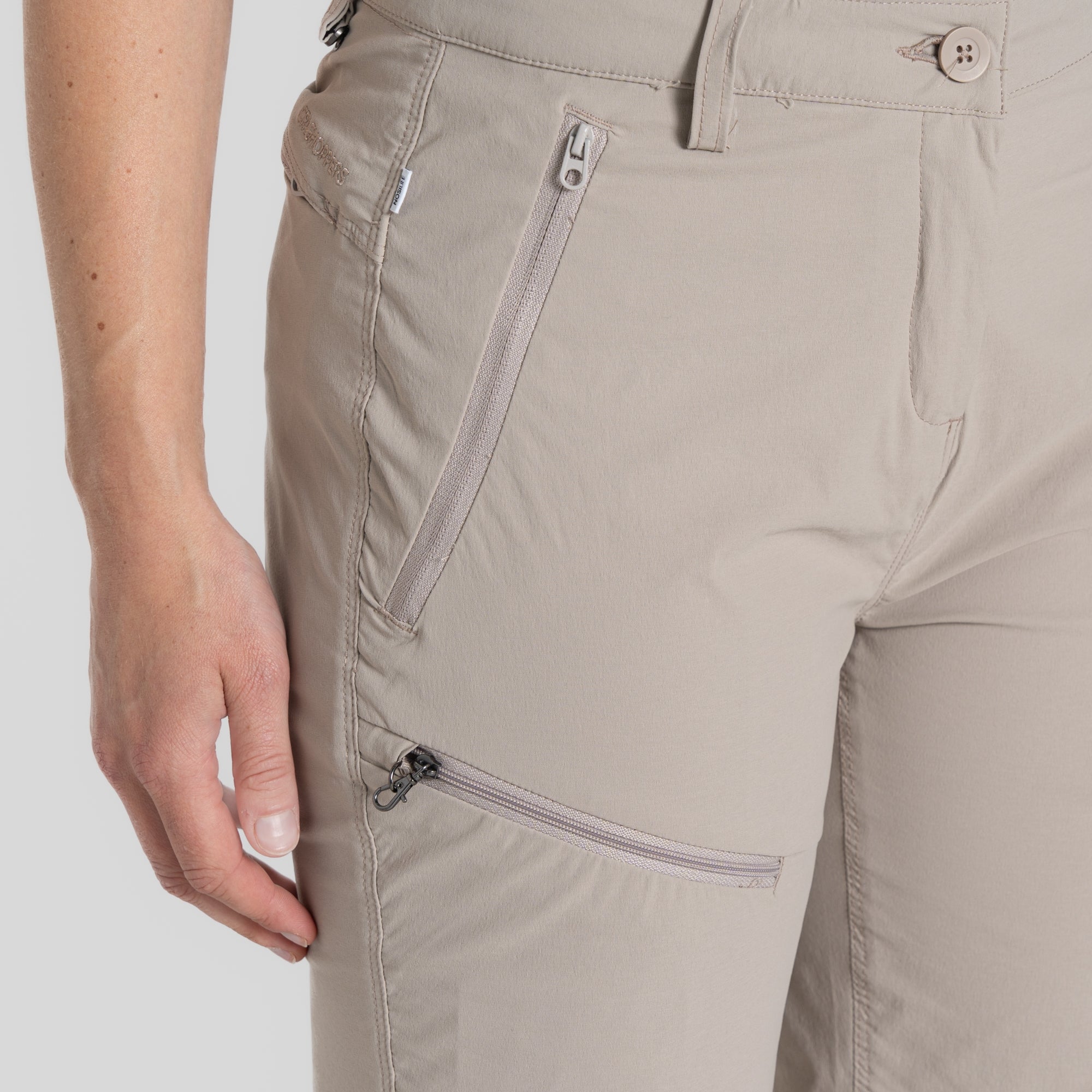 Women's Insect Shield® Pro III Convertible Pants - Soft Mushroom