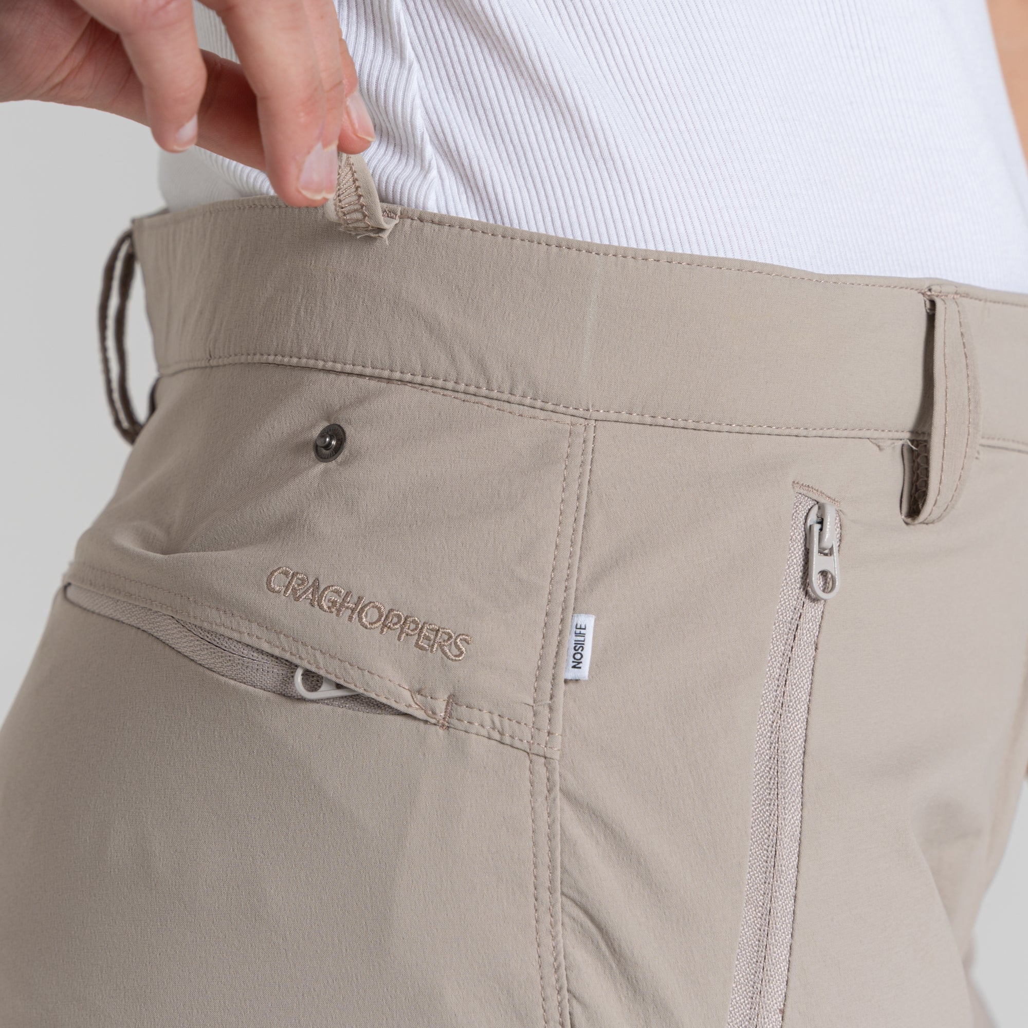 Women's Insect Shield® Pro III Convertible Pants - Soft Mushroom