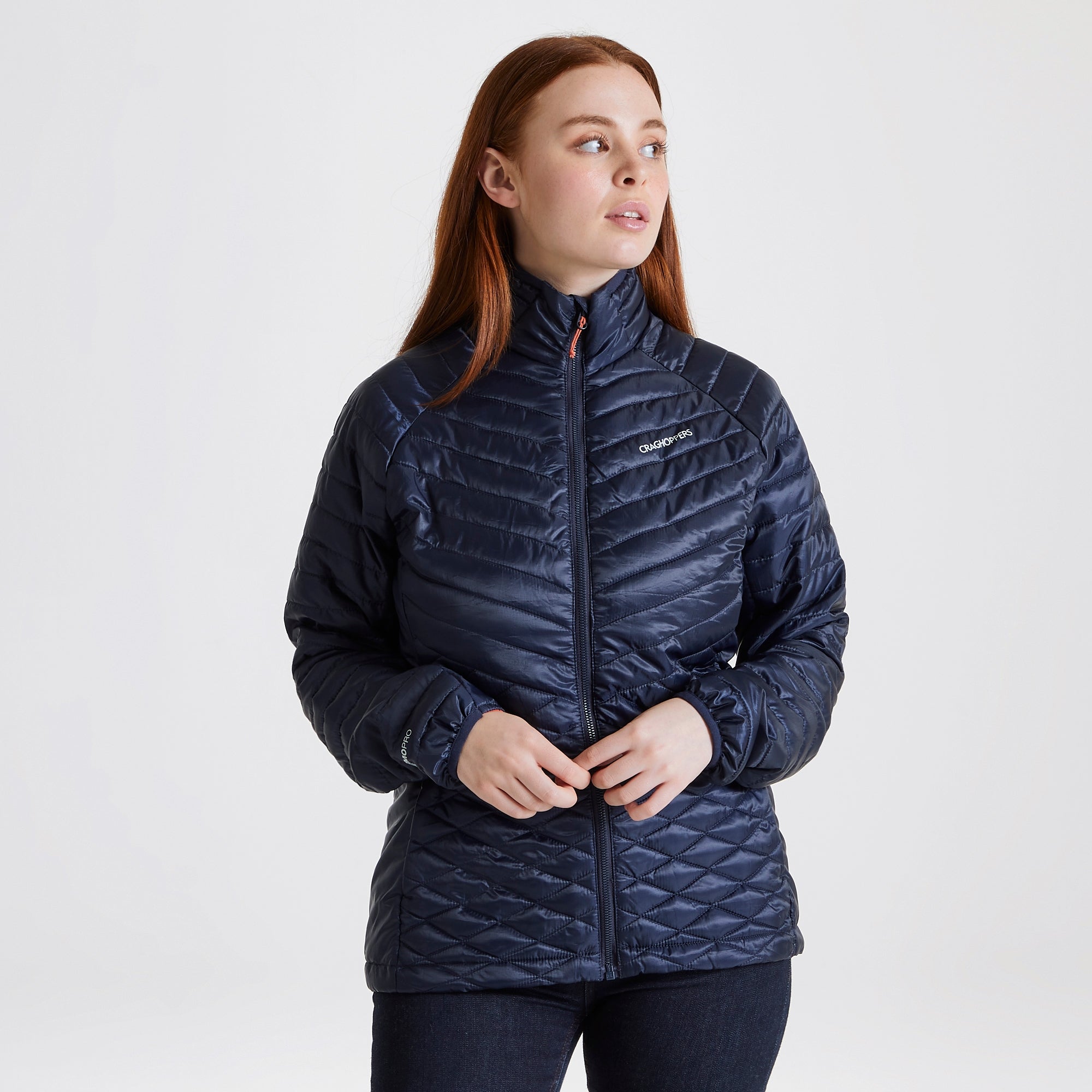 Women's ExpoLite Jacket | Blue Navy/Warm Ginger