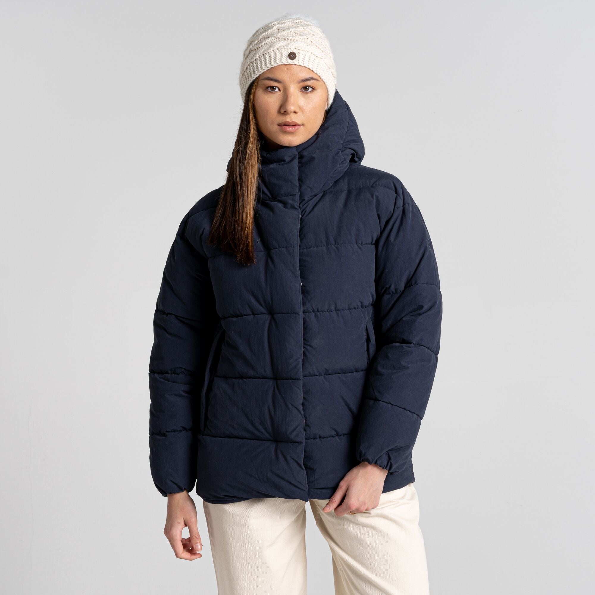 Women's Madora Insulated Hooded Jacket - Blue Navy