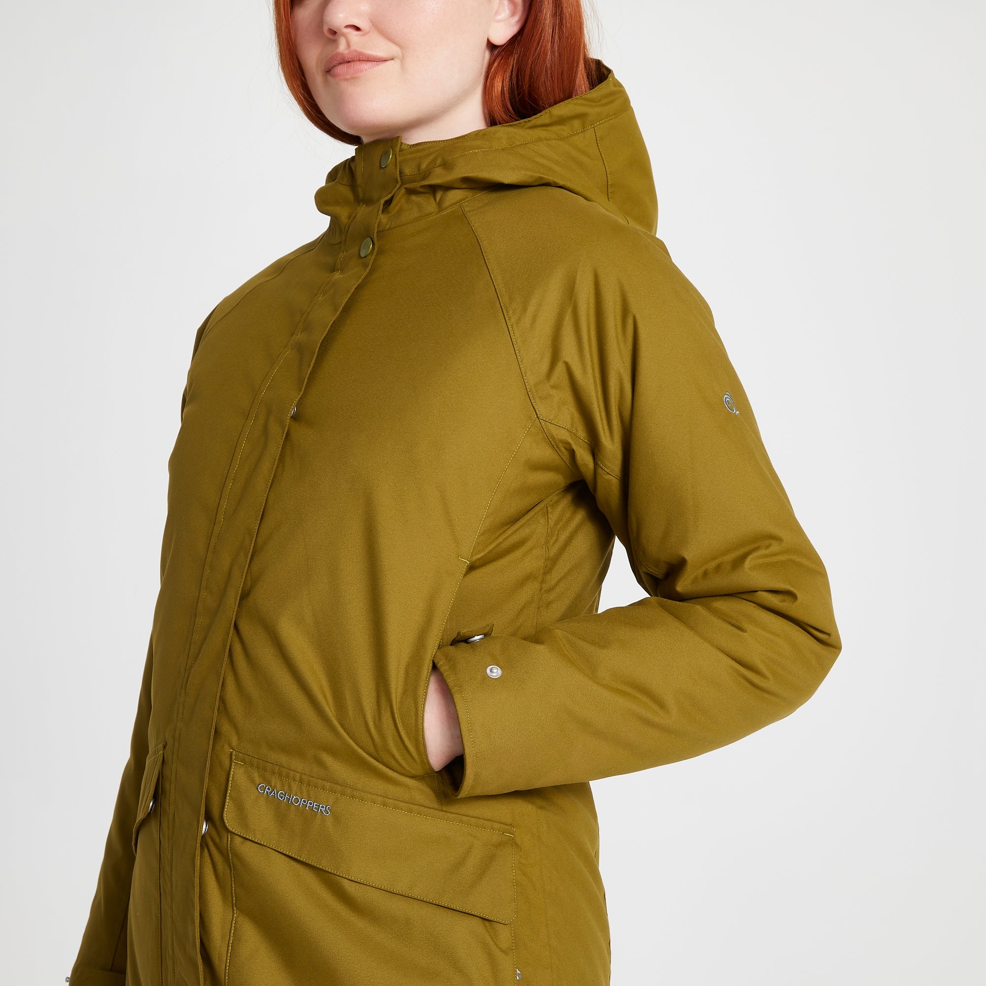 Women's Caithness Waterproof Jacket - Olive Tree