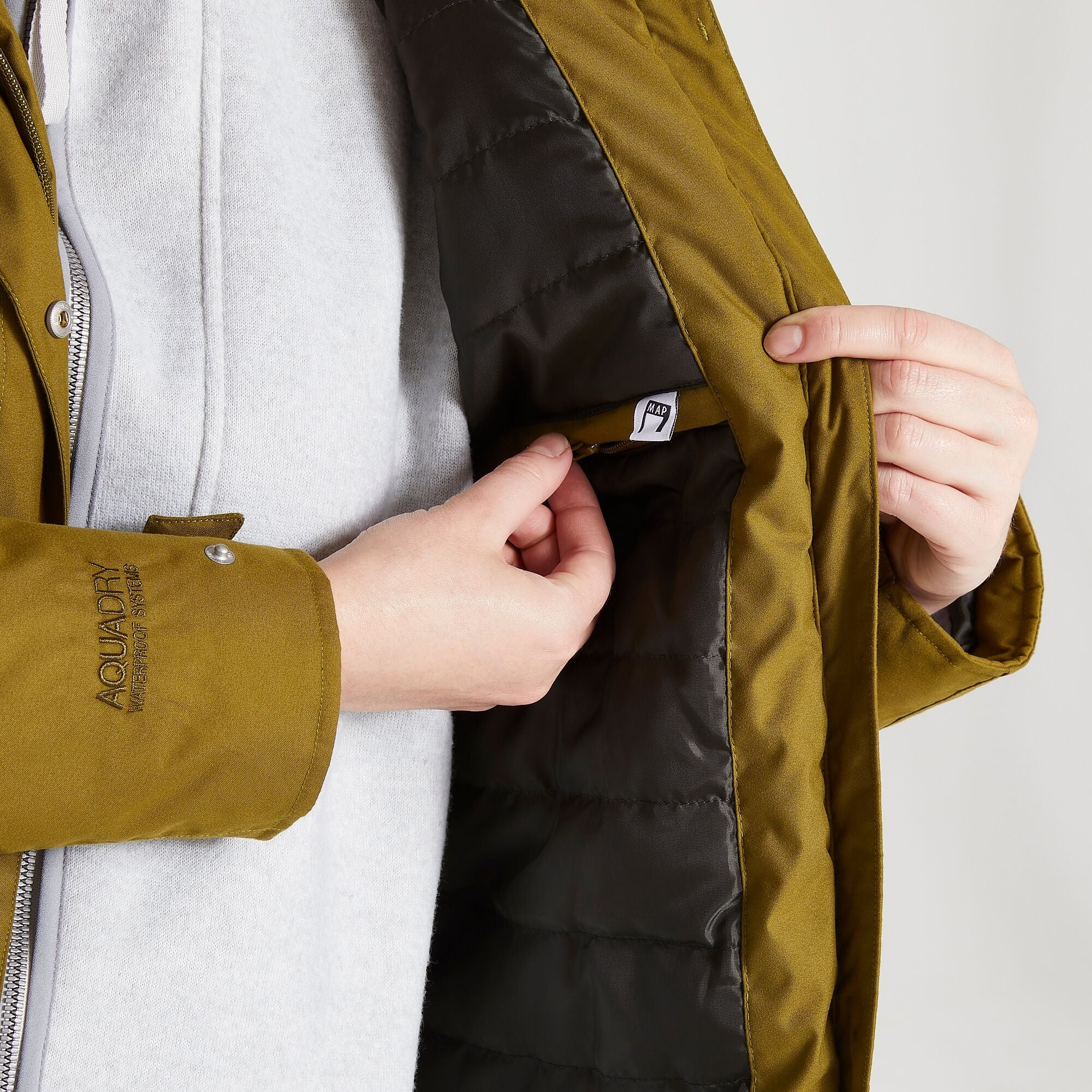 Women's Caithness Waterproof Jacket - Olive Tree