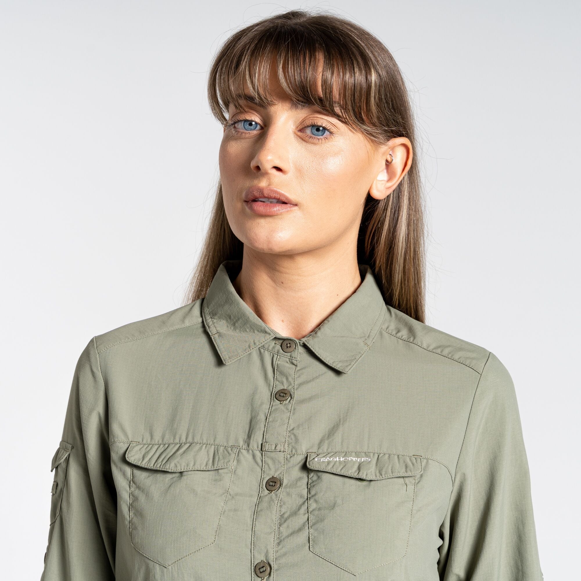 Women's Insect Shield® Adventure II Long-Sleeved Shirt | Soft Moss