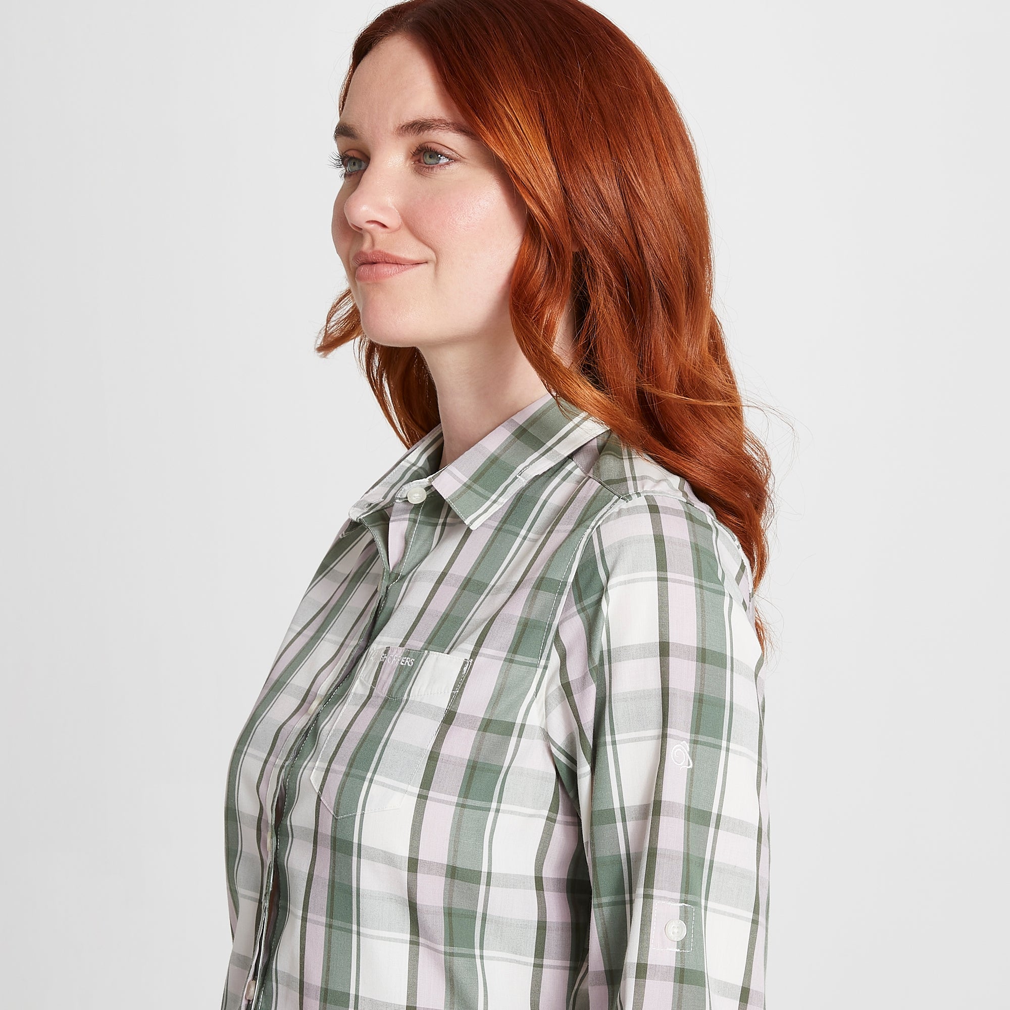 Women's Kiwi II Long Sleeved Shirt - Sage Check