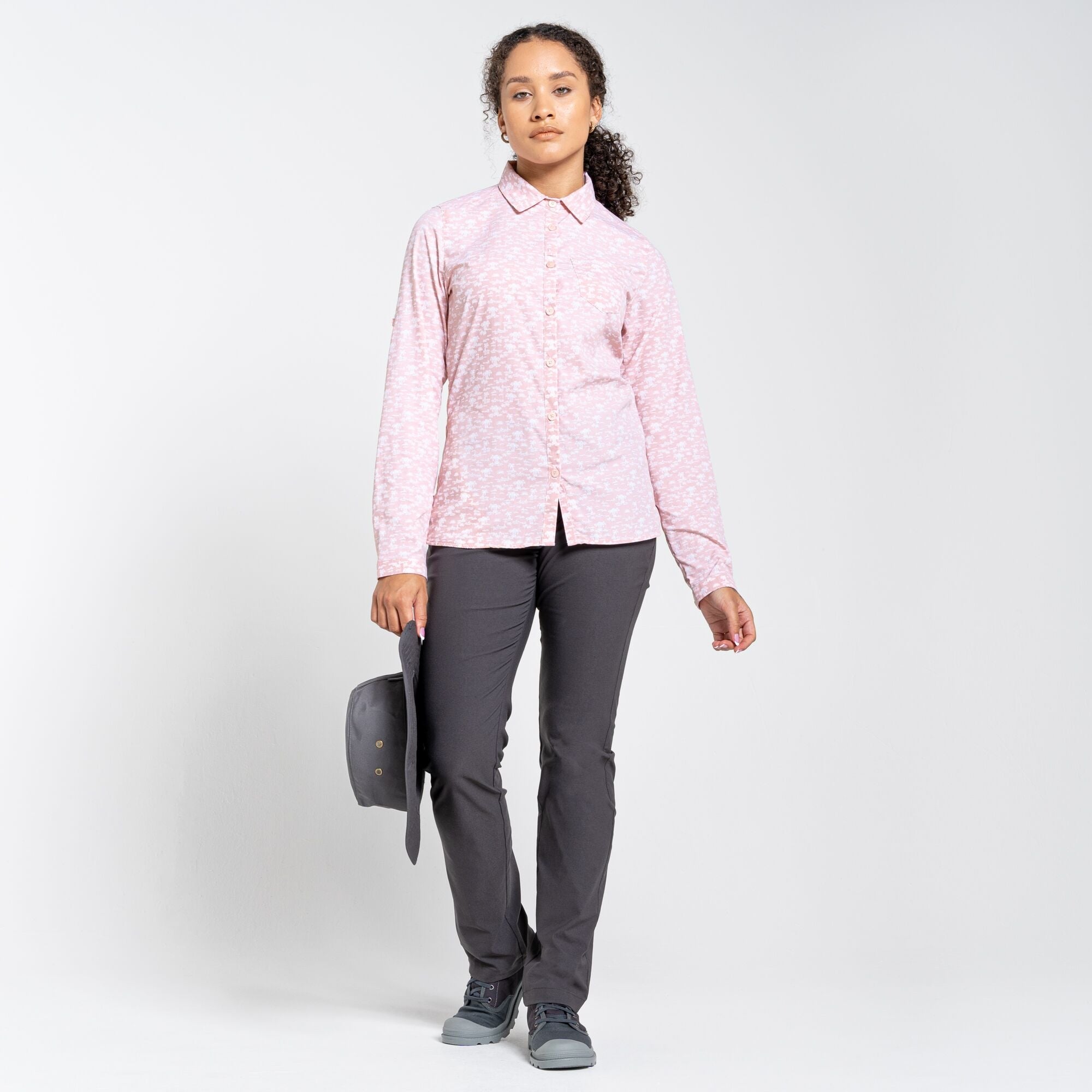 Women's Insect Shield® Callo Long-Sleeved Shirt - Pink Clay Print