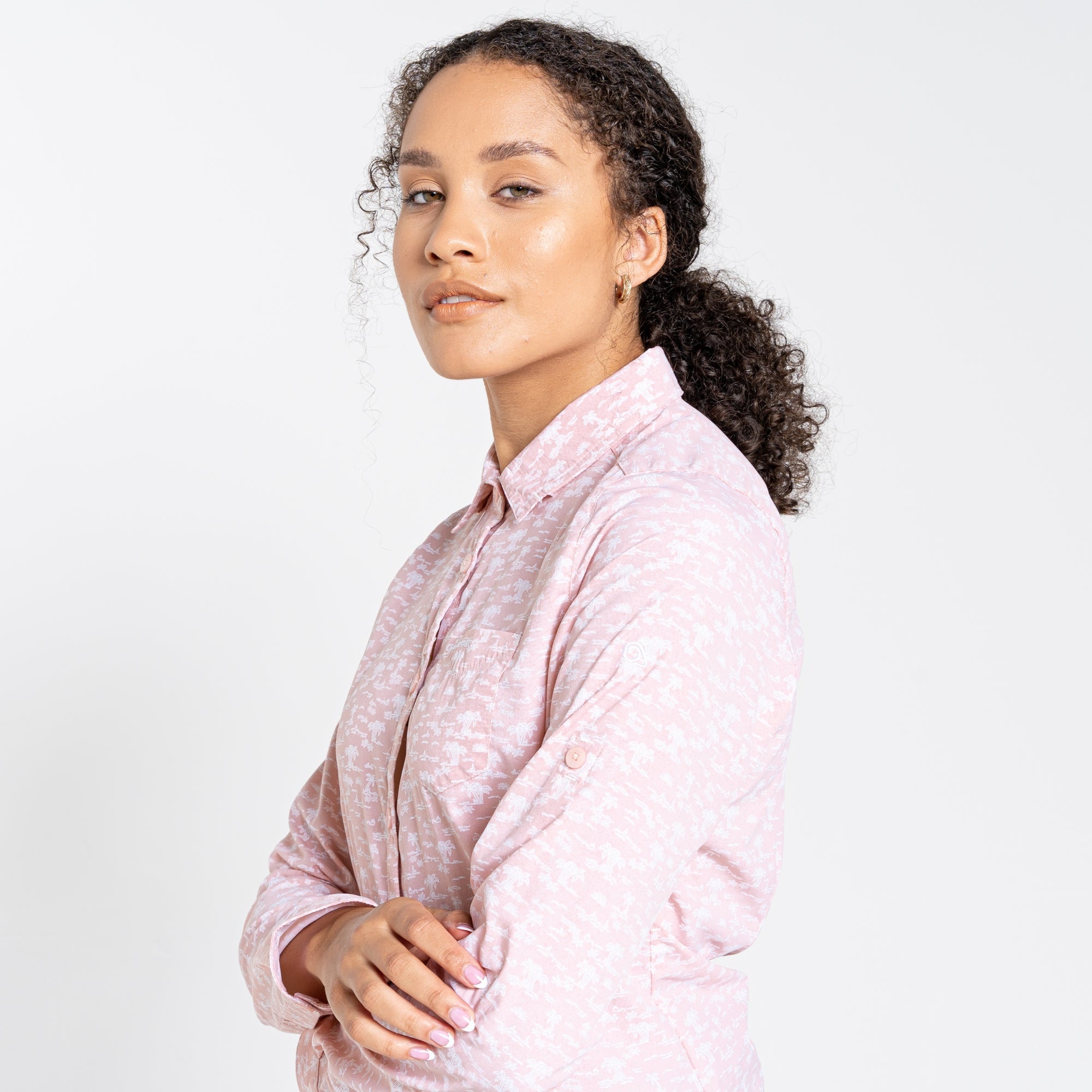 Women's Insect Shield® Callo Long-Sleeved Shirt - Pink Clay Print