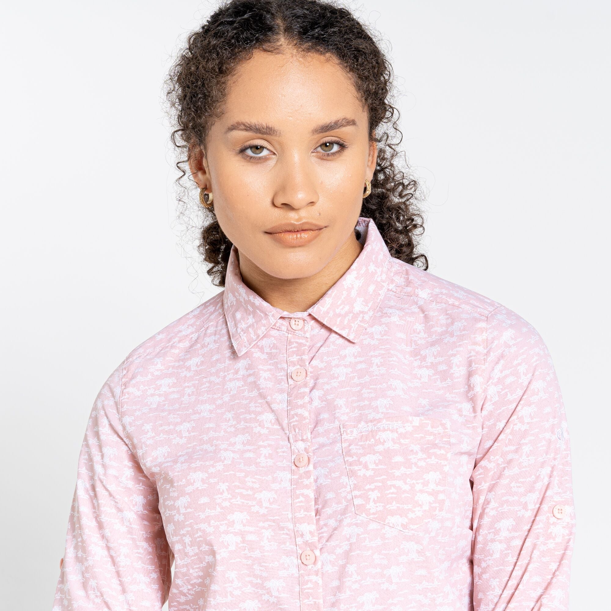 Women's Insect Shield® Callo Long-Sleeved Shirt - Pink Clay Print