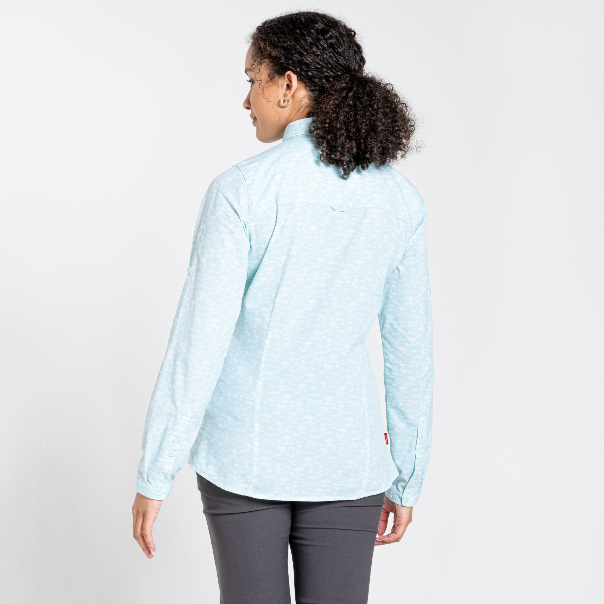 Women's Insect Shield® Callo Long-Sleeved Shirt - Poolside Green Print