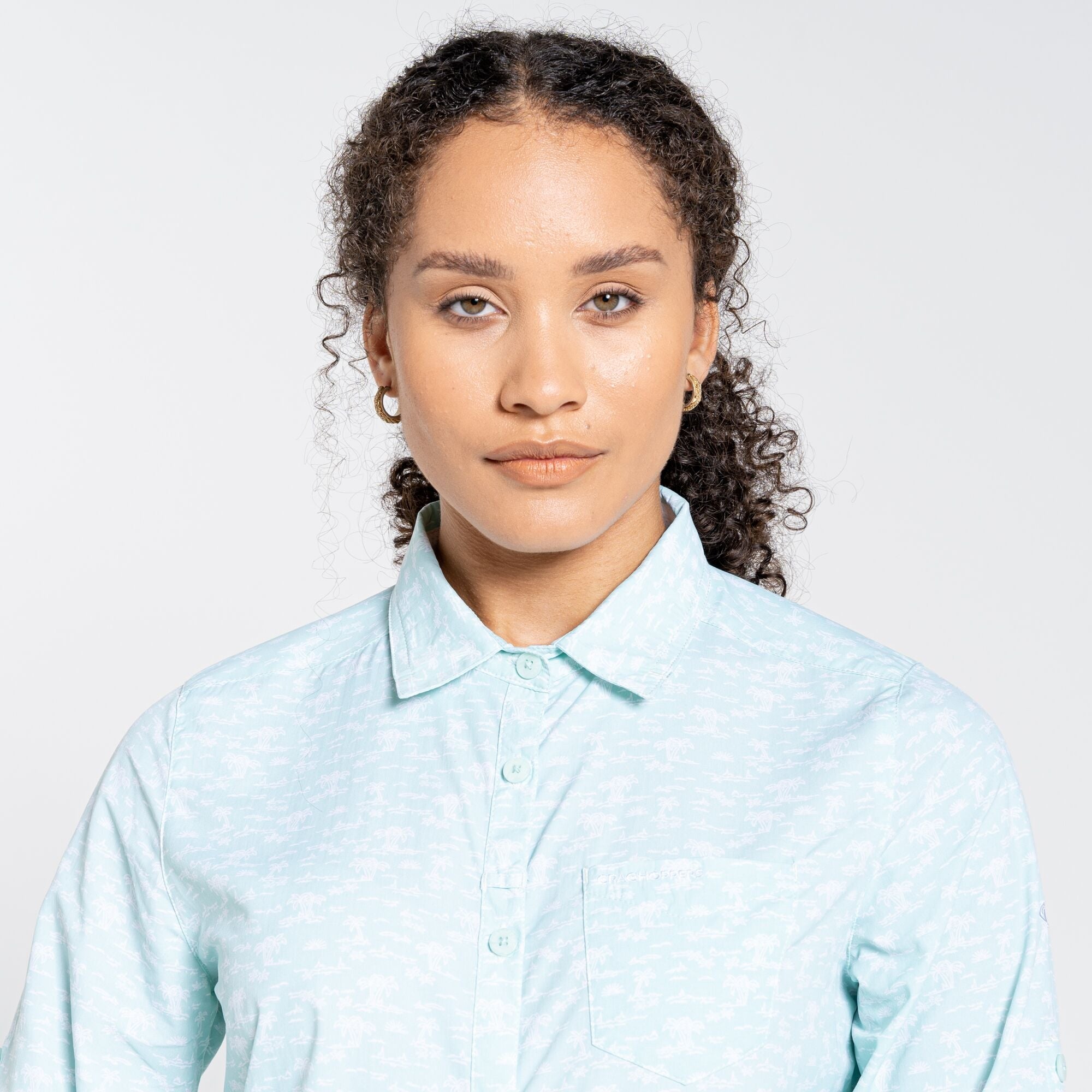 Women's Insect Shield® Callo Long-Sleeved Shirt - Poolside Green Print