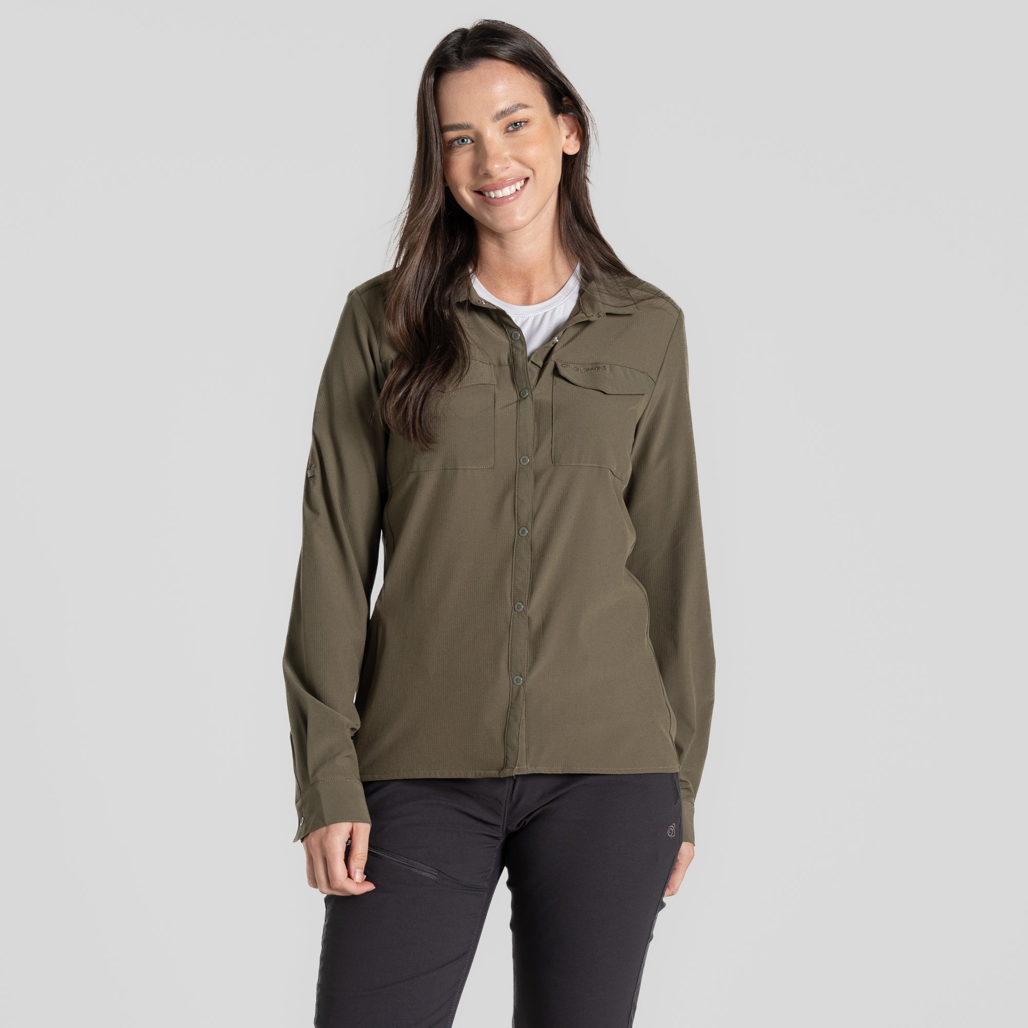 Women's Insect Shield® Pro III Long-Sleeved Shirt - Wild Olive
